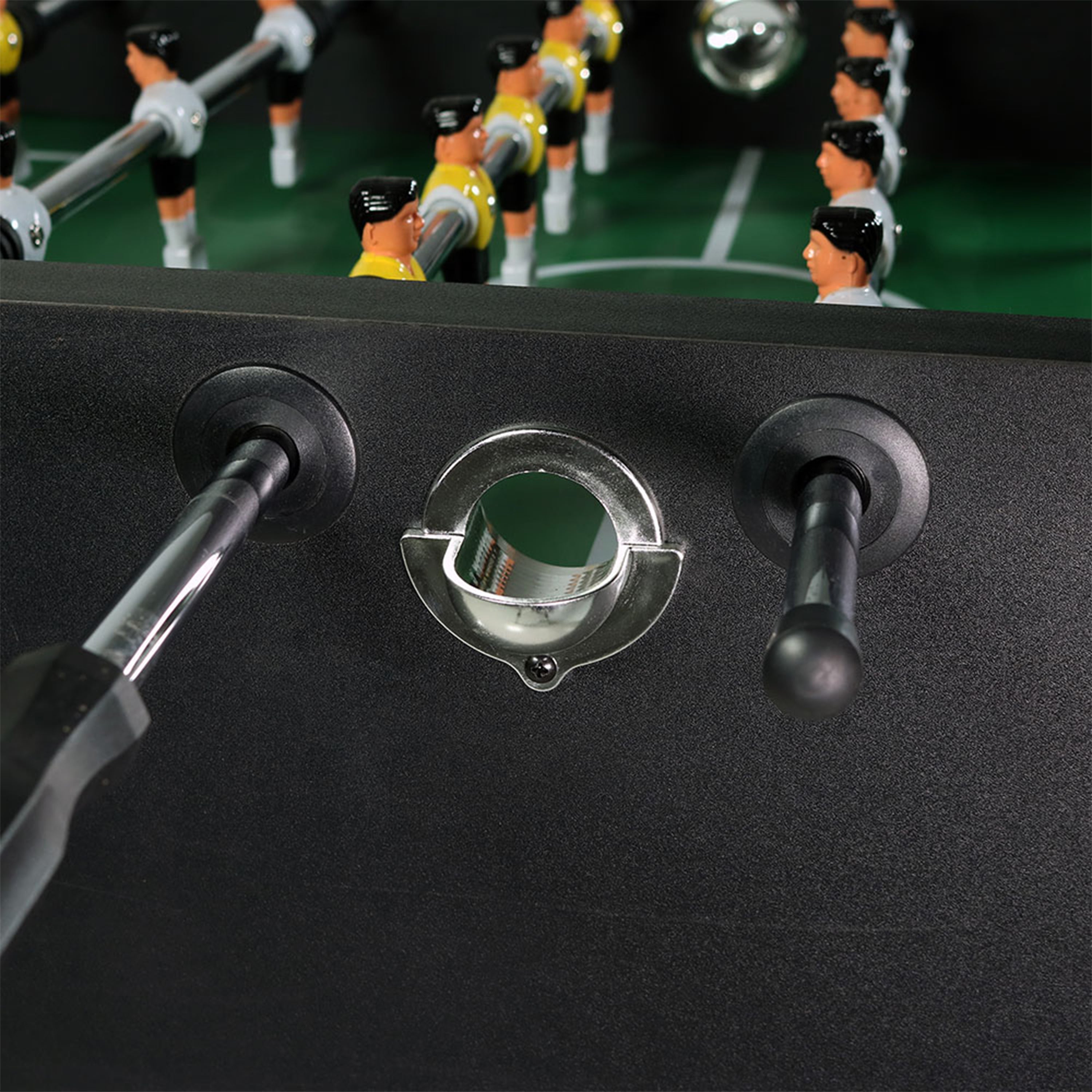 Sunnydaze 55-Inch Premium Foosball Table with 4 Drink Holders - Perfect for Game Rooms, Basements, and Family Entertainment