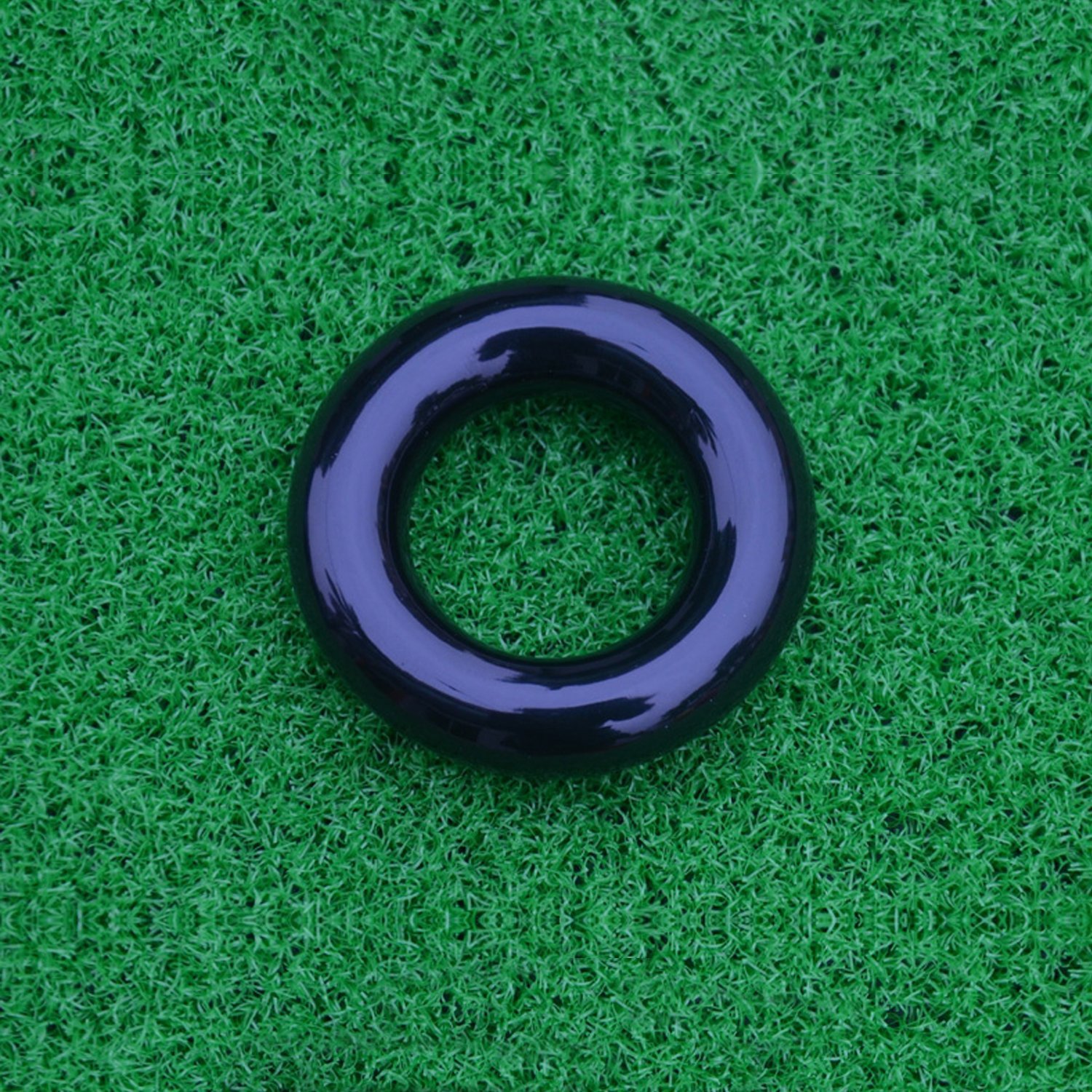 Golf Swing Weight Donut Training Aid - Red & Black Practice Ring for Club Swing Improvement | Perfect for Driving Range & Home Practice