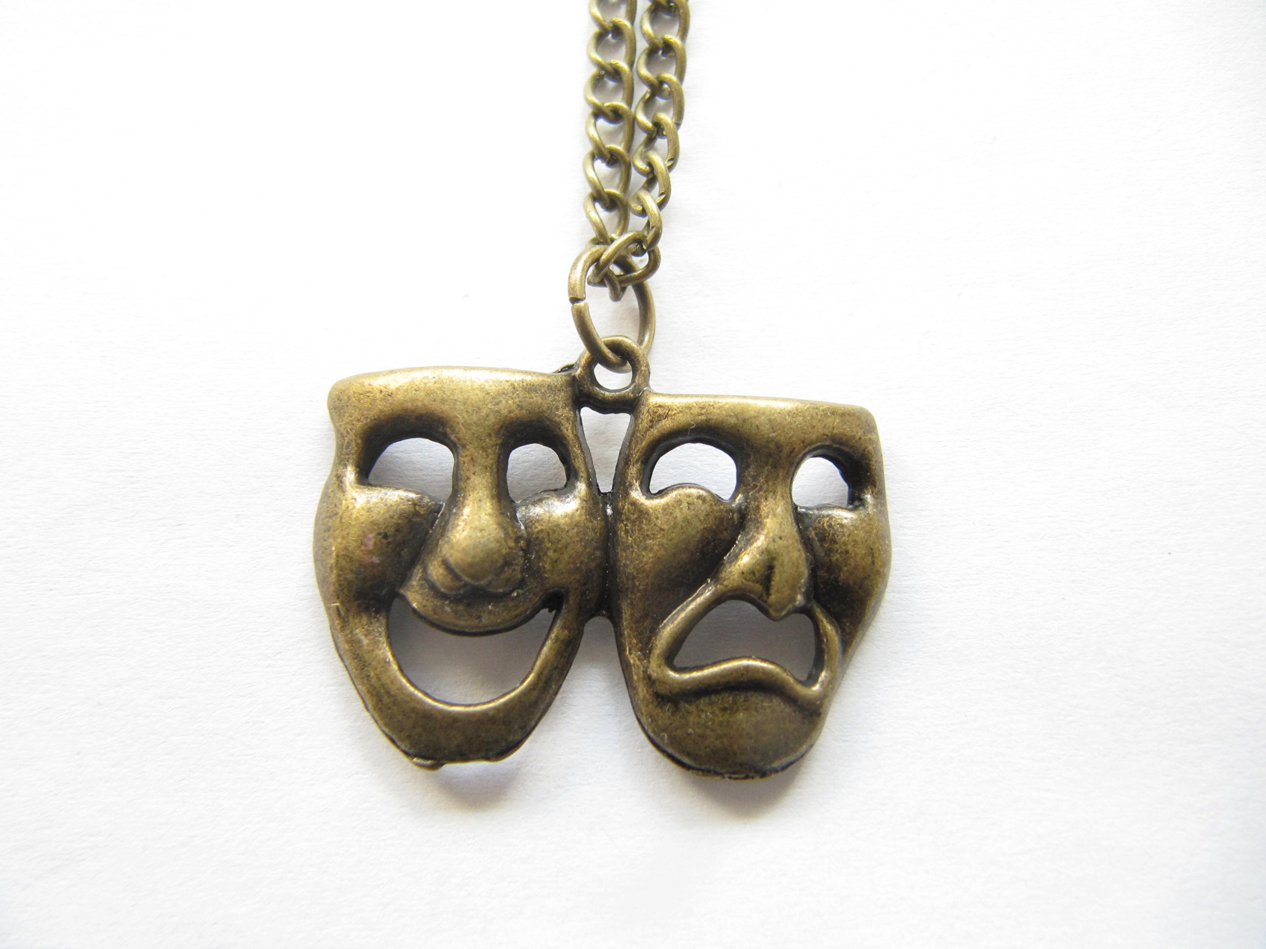 Comedy and Tragedy Theater Masks - Classic Drama Symbols for Actors & Theater Lovers - Perfect Gift for Drama Students & Theater Enthusiasts - Great for Performances, Decor, and Themed Parties
