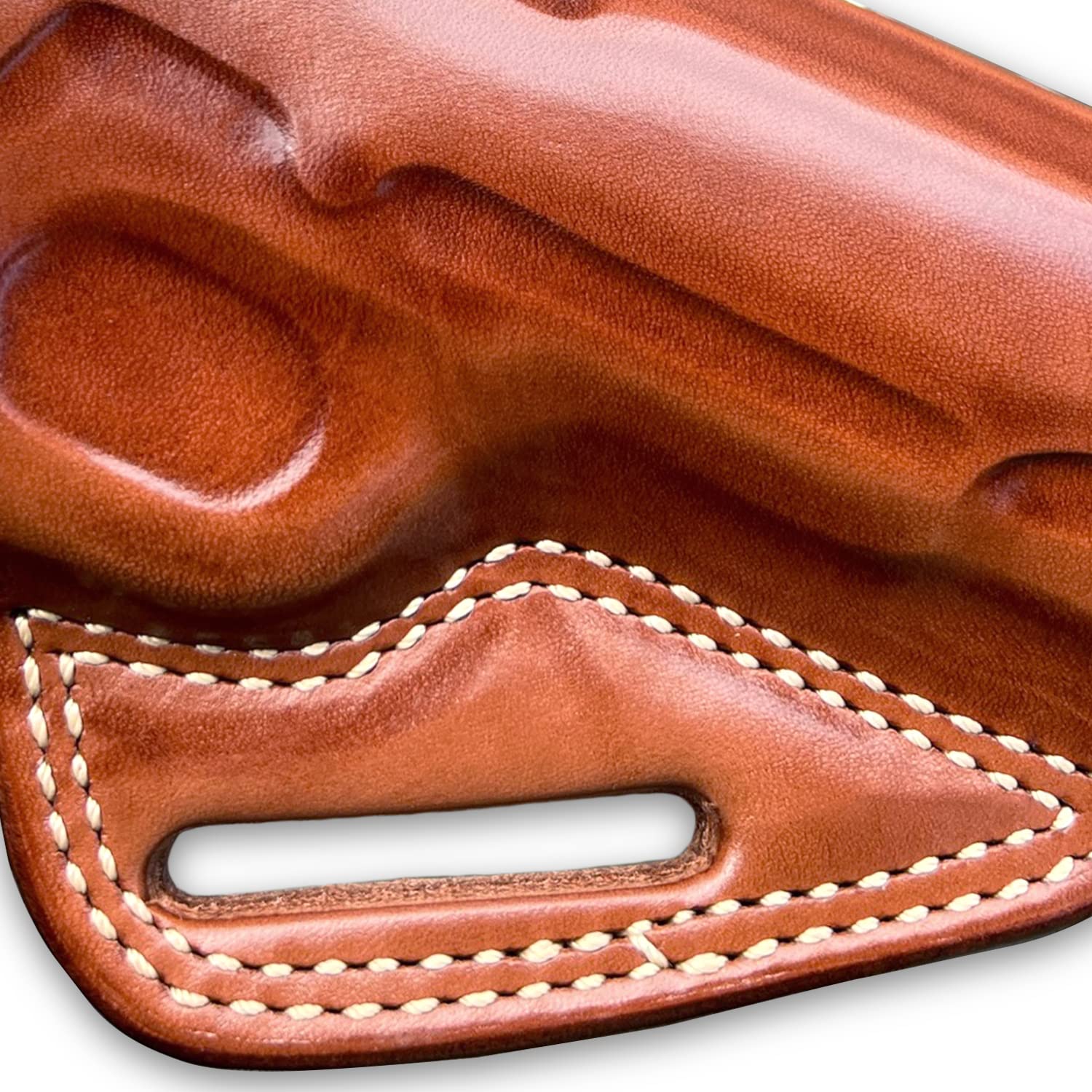 Premium Leather OWB Pancake Holster for Springfield 1911 EMP 4