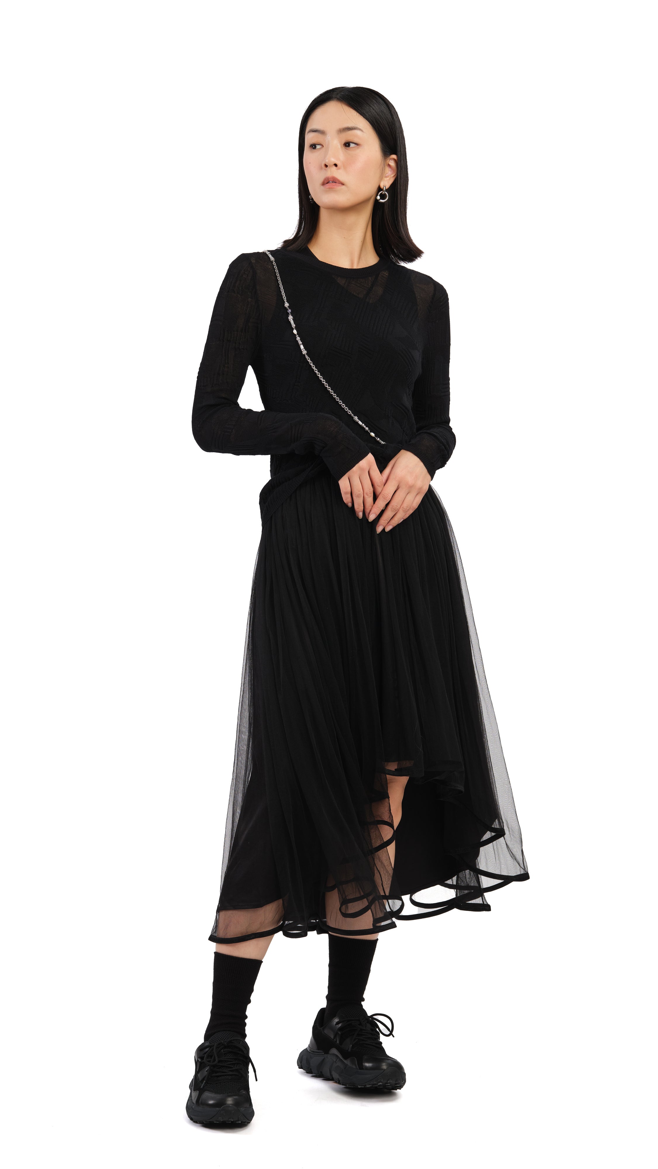 Breathable Volume Mesh Skirt for Women - Lightweight & Flowy Summer Skirt for Casual Wear, Beach, and Outdoor Activities