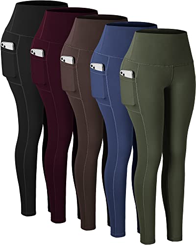 5 Packs - Black/Navy/Brown/Cassis/Army Green