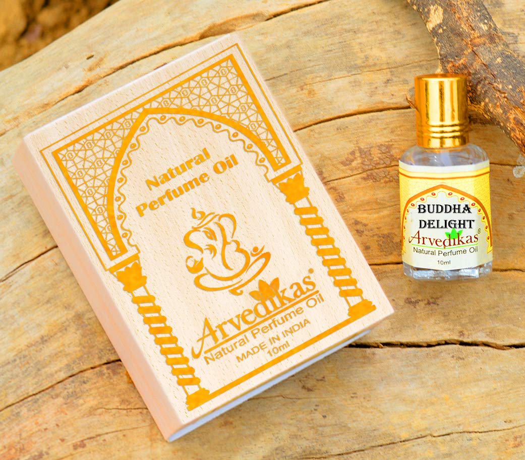Arvedikas Buddha Delight Perfume Oil Roll-On - 10ml Floral Fragrance for Women | Natural Aromatherapy & Daily Wear | Perfect for Meditation, Yoga & Spiritual Practices