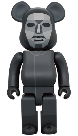 MEDICOM TOY BE@RBRICK Squid Game Frontman 1000% Bearbrick Figure - Limited Edition Collectible for Anime Fans & Home Decor