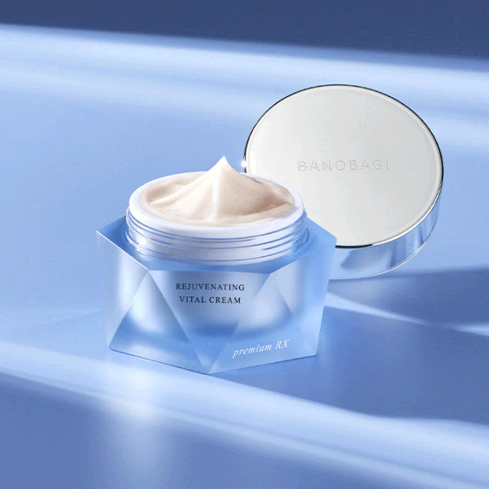 BANOBAGI Rejuvenating Vital Cream 50ml - Anti-Aging Moisturizer for Face & Neck - Hydrating & Firming Skincare for Women & Men - Perfect for Night Routine & Dry Skin Care