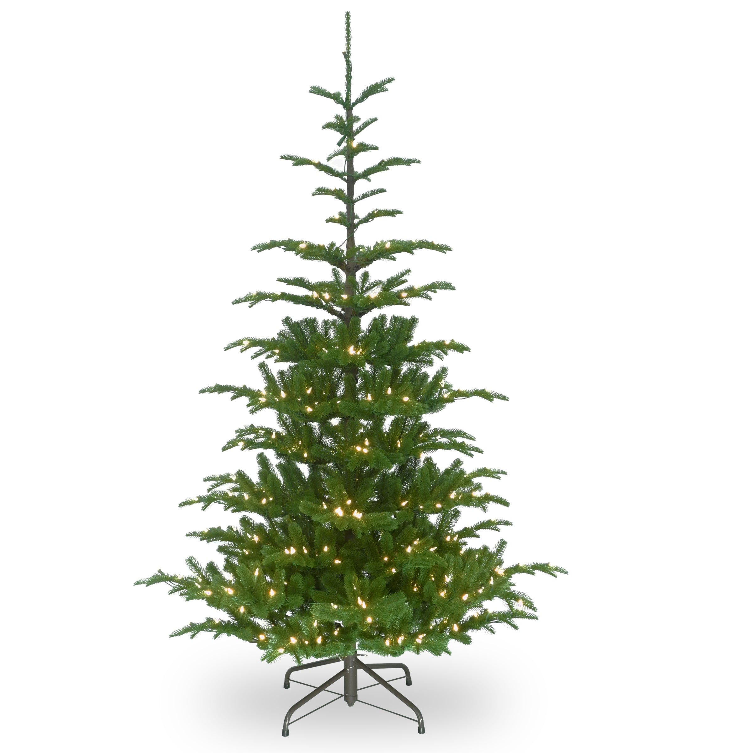 6.5 ft Pre-Lit Norwegian Spruce Christmas Tree with 500 Clear LED Lights - Perfect for Holiday Home Decor & Festive Celebrations
