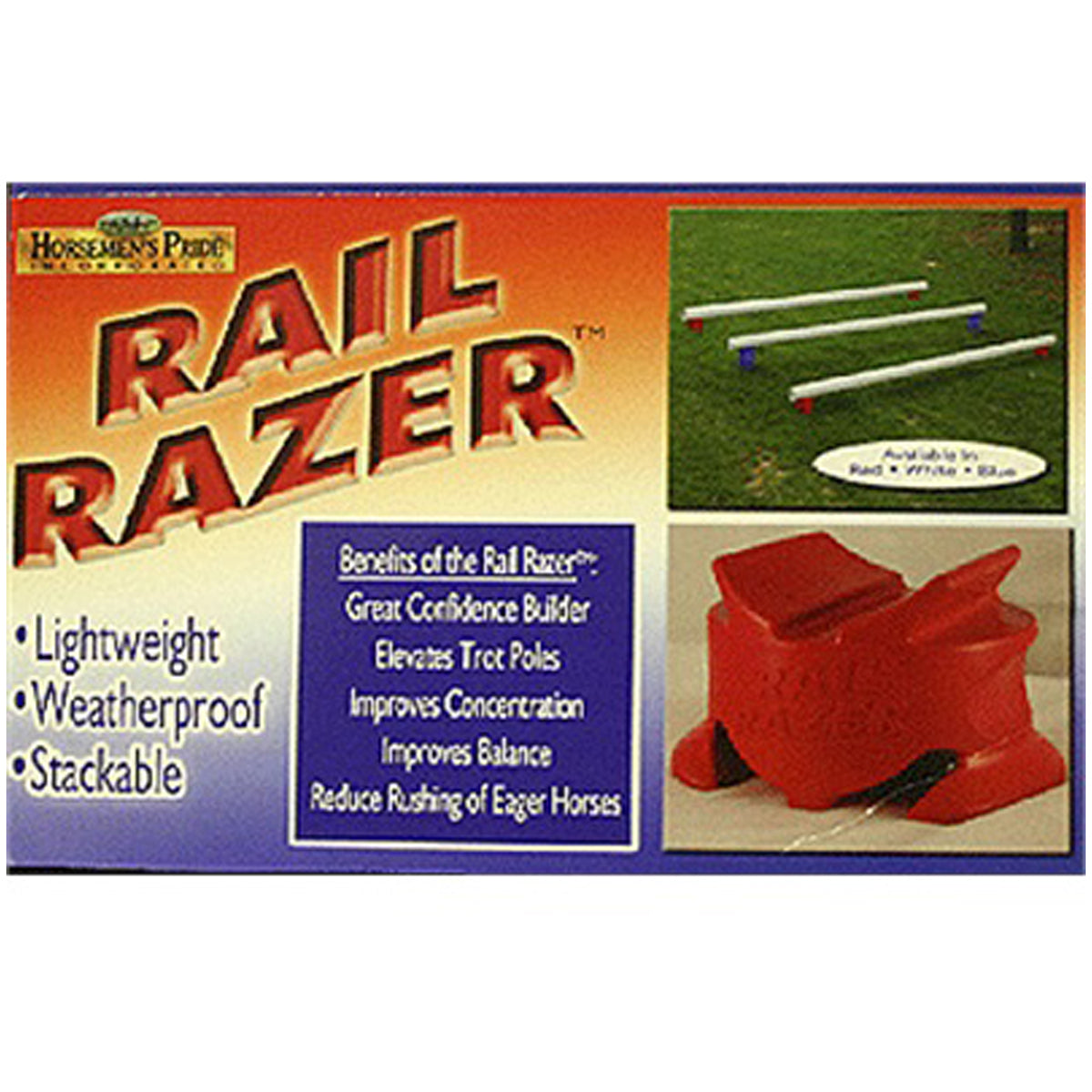 Horsemen's Pride Rail Razer - Professional Stainless Steel Razor for Smooth Shaving - Perfect for Travel, Grooming Kits & Daily Use