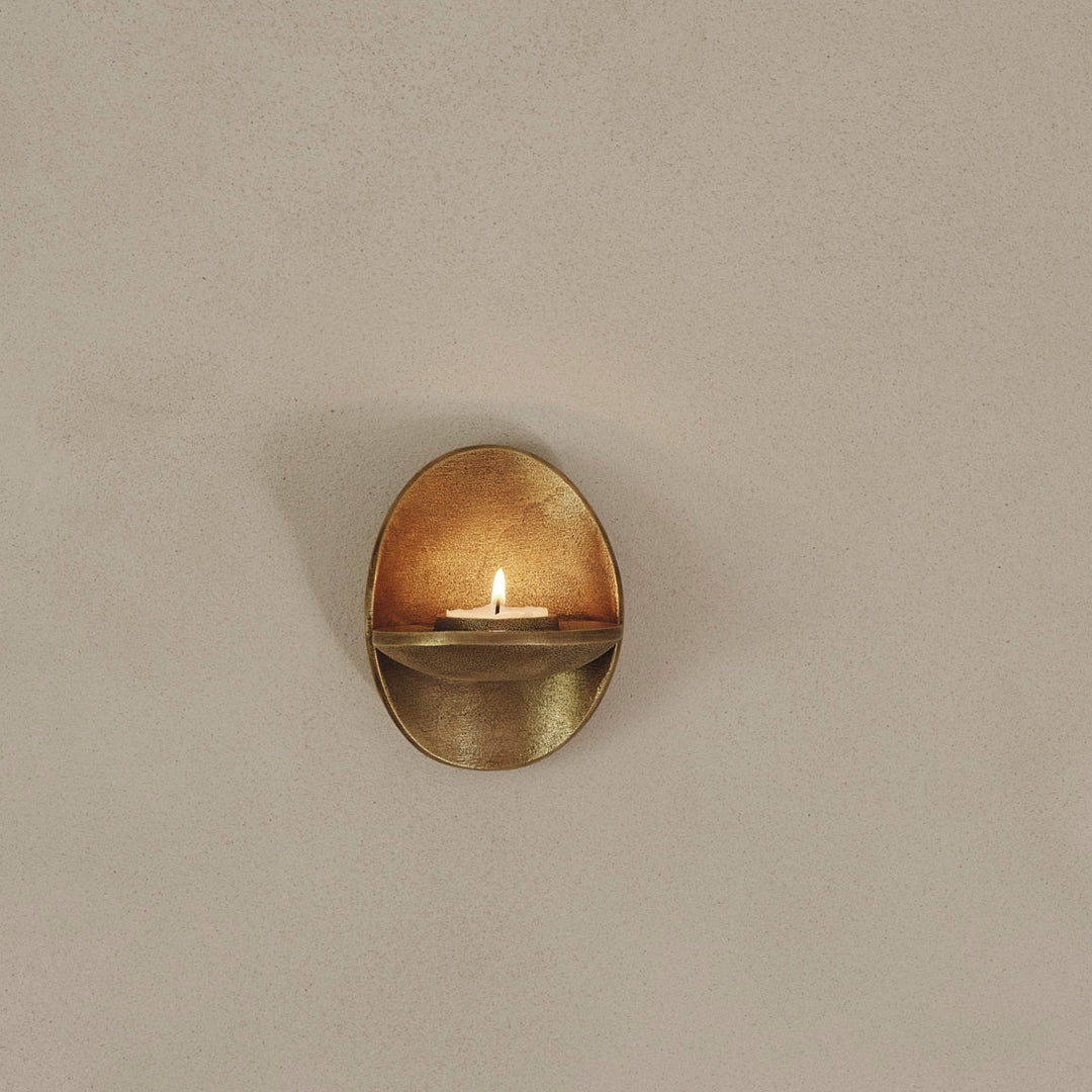 Agapé Wall Tealight Holder - Elegant Candle Sconce for Home Decor, Wedding & Romantic Ambiance