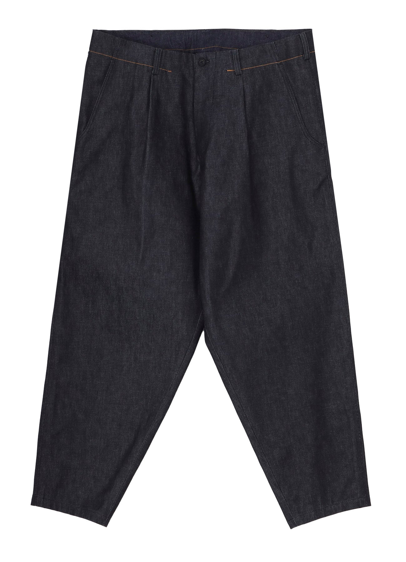 13oz Uneven Yarn Denim Pants with Color Block Side Zip - Stylish Casual Wear for Men & Women | Perfect for Streetwear & Everyday Outfits