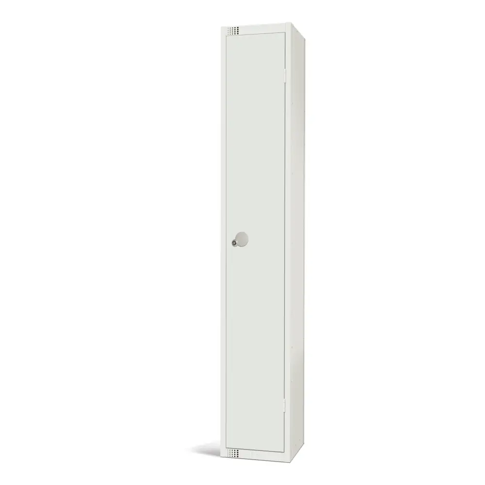 Premium White Metal Lockers for Schools, Gyms & Offices - Durable Storage Solution for Home & Commercial Use