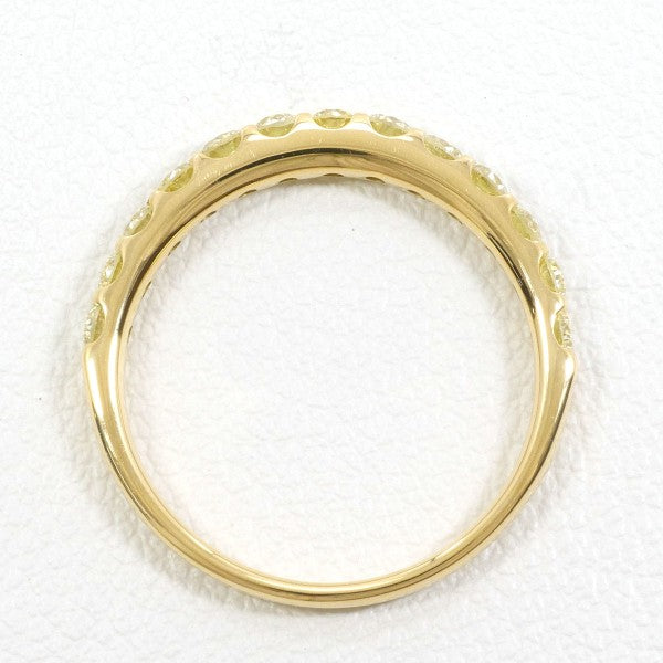 18K Yellow Gold Diamond Ring for Women - Elegant Yellow Diamond Engagement Ring, Wedding Band, Anniversary Gift - Perfect for Proposals, Special Occasions & Everyday Luxury Jewelry