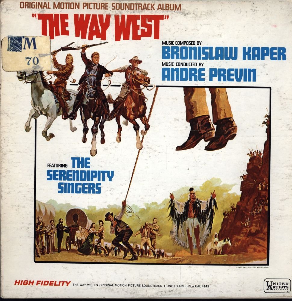 The Way West Original Soundtrack Vinyl Record - Classic Western Movie Music for Collectors & Audiophiles - Perfect for Home Theater, Music Rooms & Vintage Decor