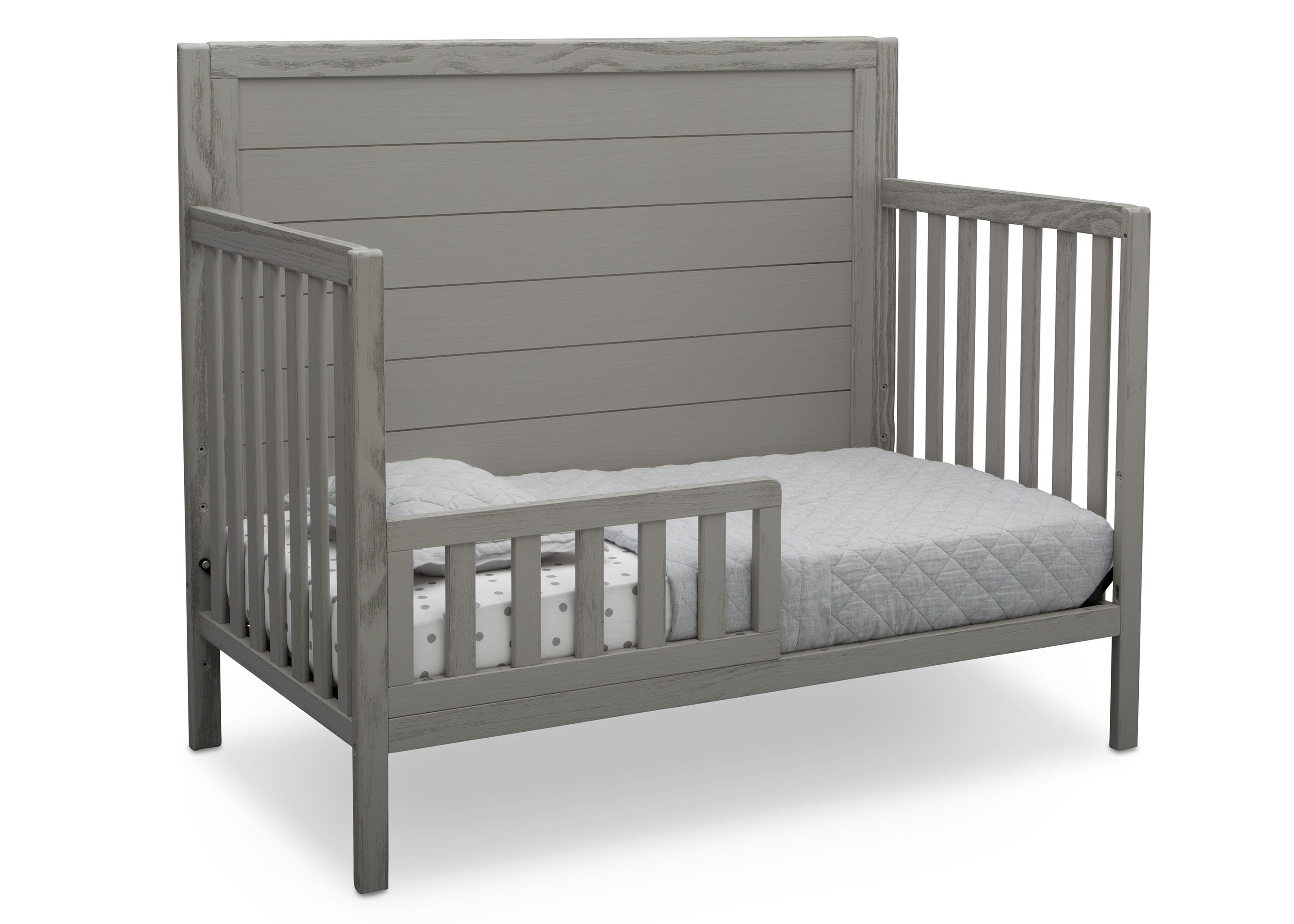 Cambridge 4-in-1 Convertible Baby Crib - Toddler Bed & Daybed with Mattress - Nursery Furniture for Boys & Girls - Perfect for Bedrooms, Daycare & Guest Rooms