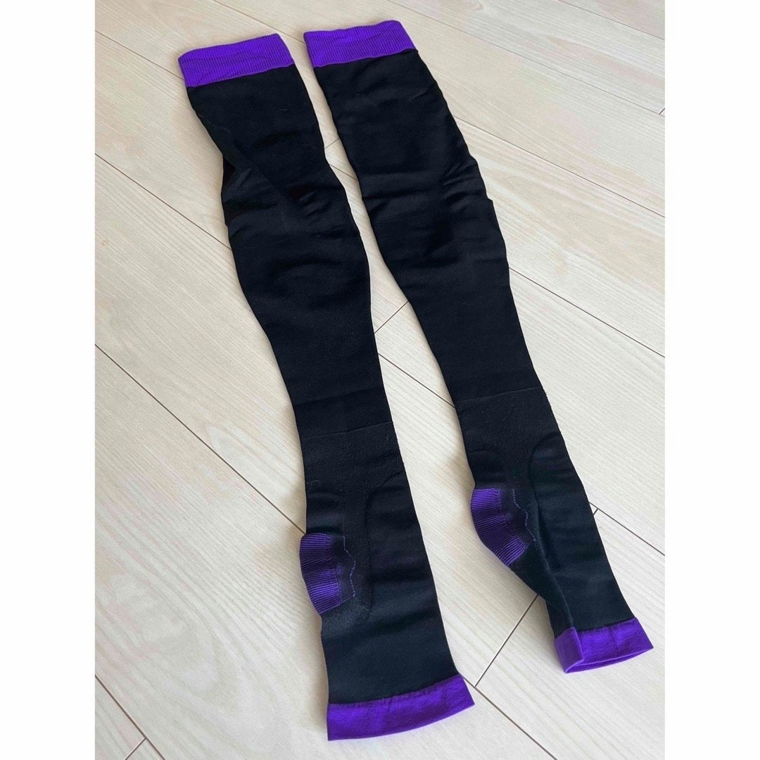 Medi Qtto Full Leg Compression Socks for Women - Slimming & Circulation Support - Size L - Perfect for Sleeping, Travel & Varicose Vein Relief