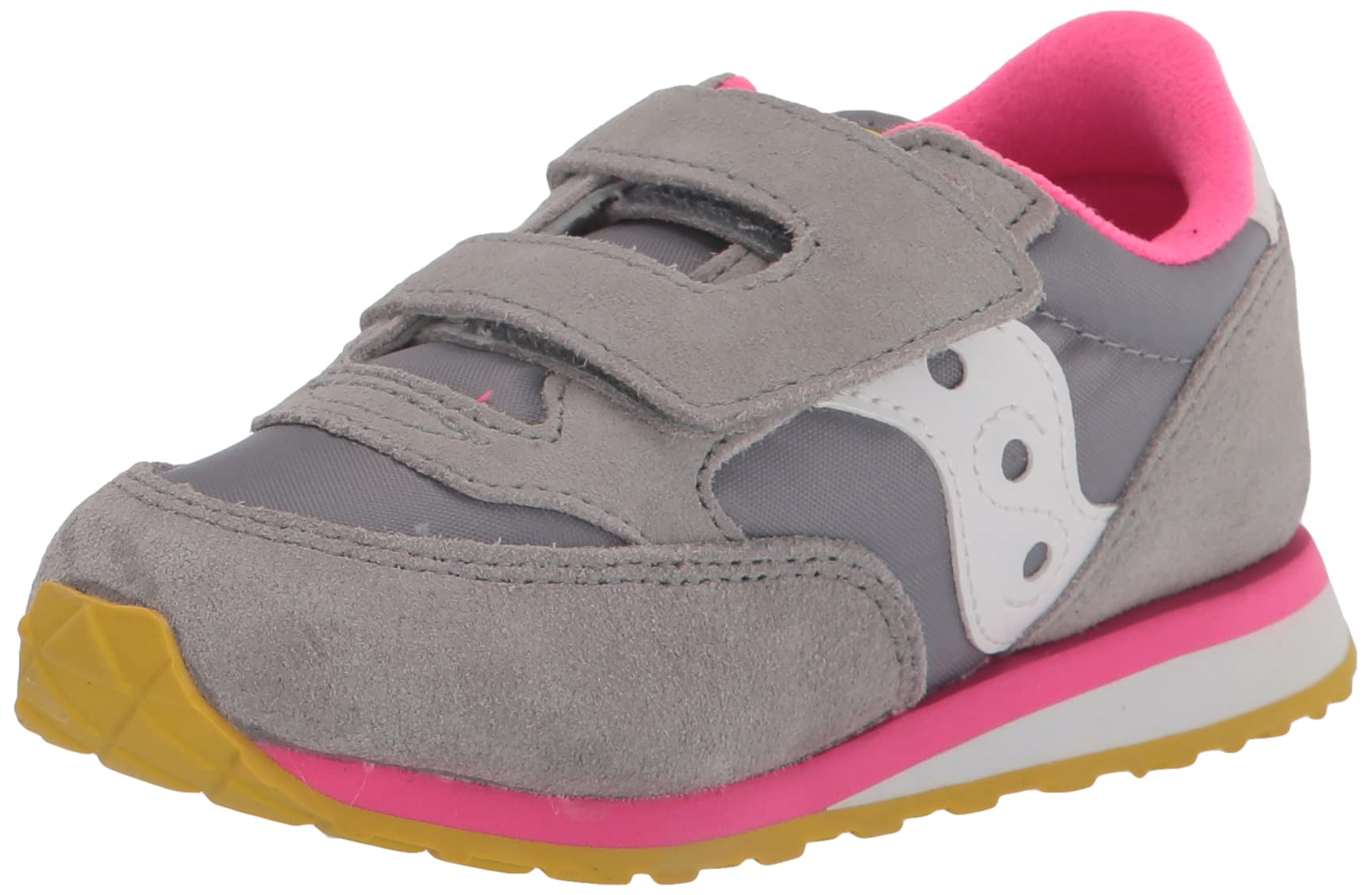Saucony Unisex-Child Baby Jazz Hook & Loop Sneakers - Lightweight Comfortable First Walking Shoes for Toddlers - Perfect for Daycare, Playtime & Early Steps
