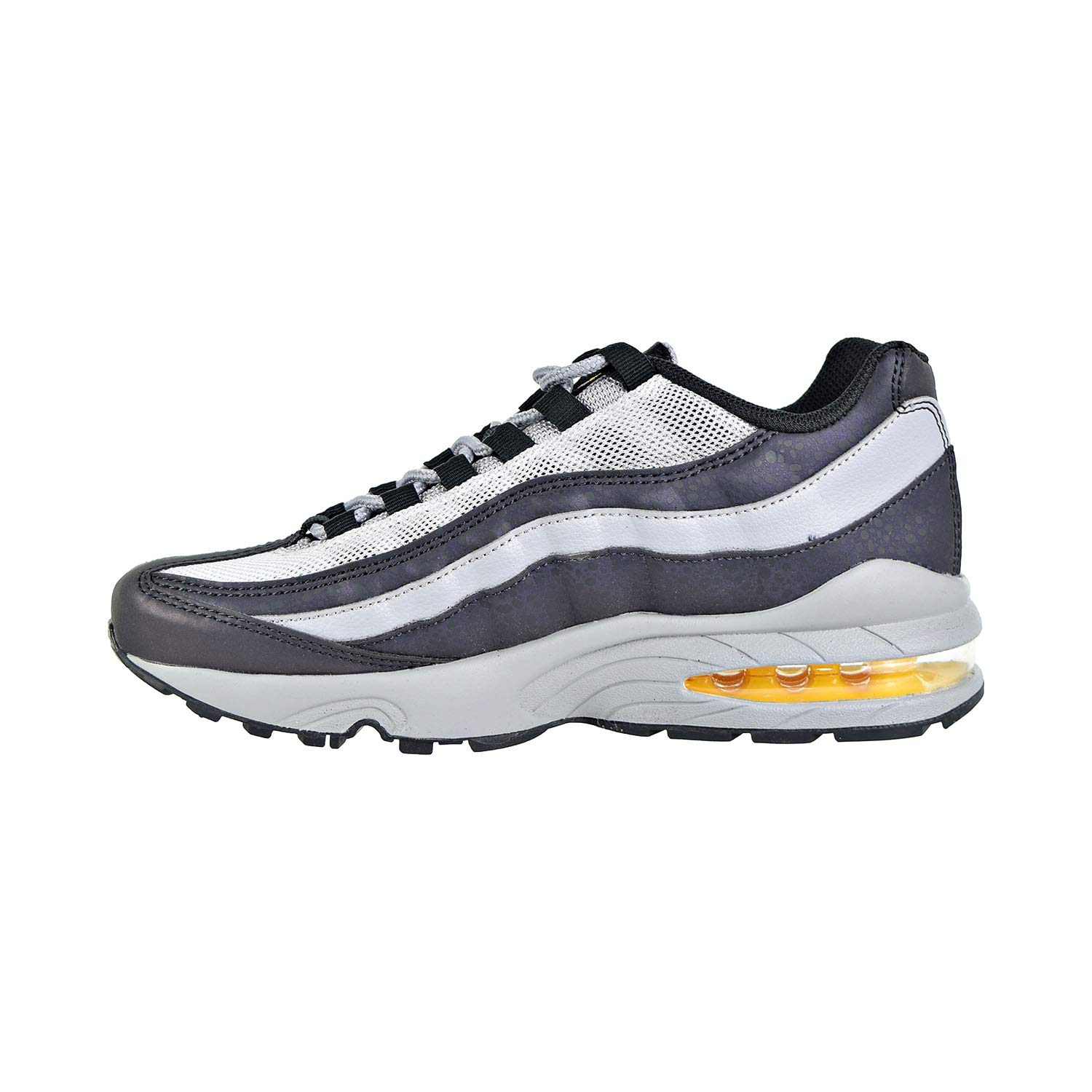 Nike Air Max 95 Boys Running Shoes - Off Noir/Dynamic Yellow - Size 6.5 Big Kid - Lightweight Cushioned Sneakers for School, Sports & Everyday Wear