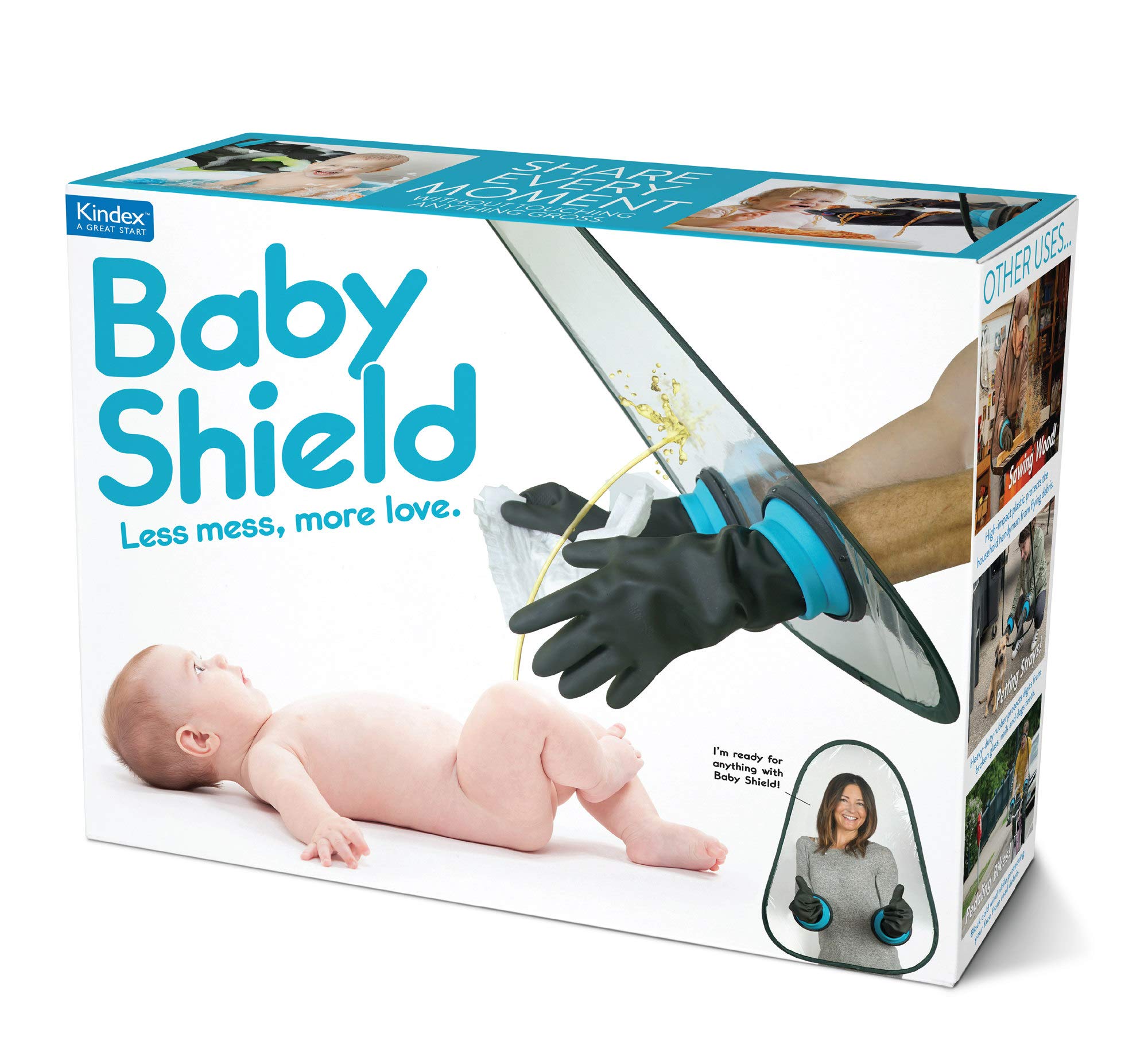 Prank-O Baby Shield Prank Gift Box - Empty Joke Present Box for Wrapping Real Gifts - Funny Fake Packaging for Birthdays & Christmas - Hilarious Gag Gift for New Parents & Baby Showers - Perfect for Surprise Parties & Holiday Pranks