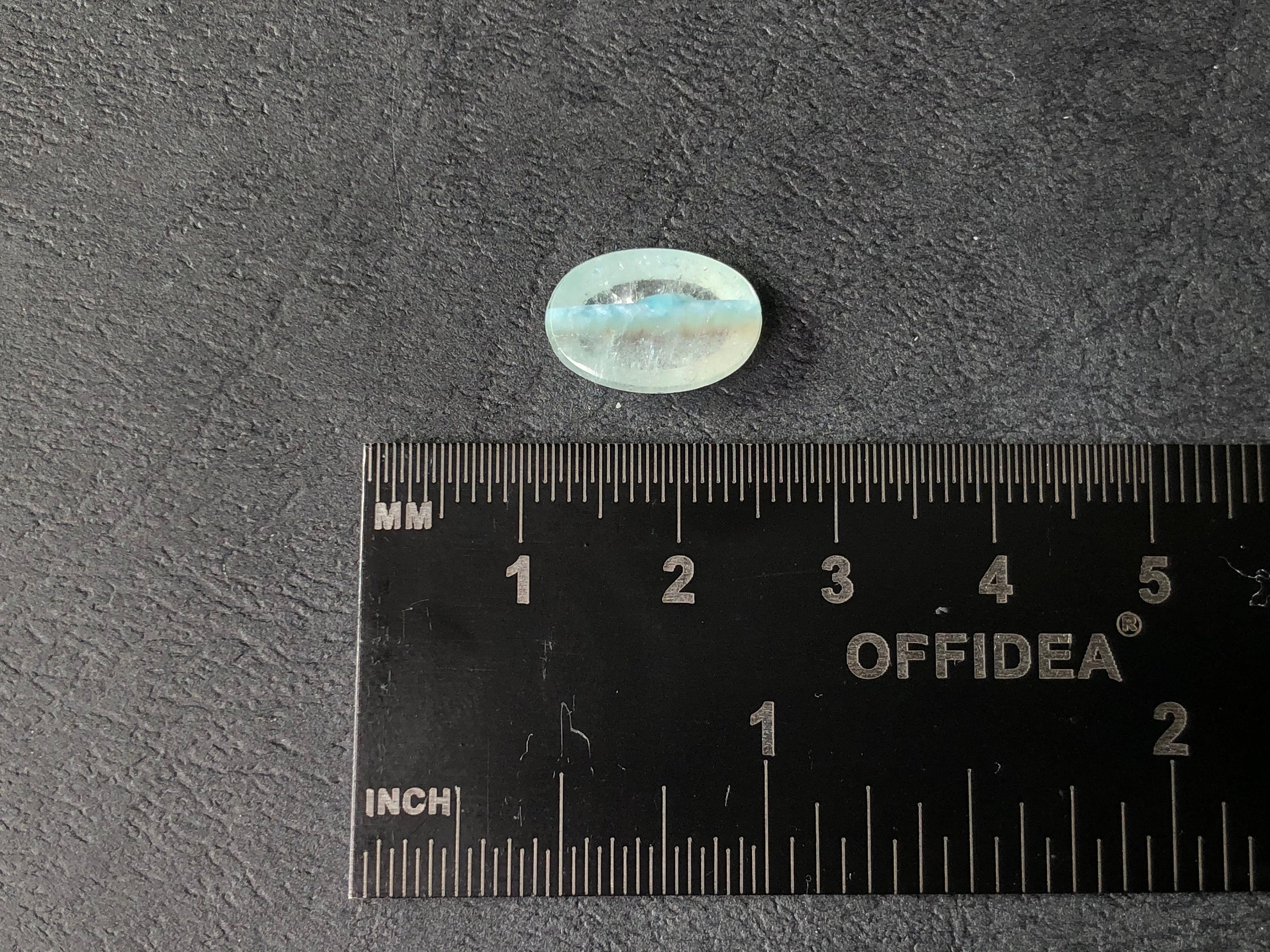 GILALITE Cabochon | Medusa Paraiba Quartz Striped Oval Gemstone for Jewelry Making (43884) - Perfect for Pendants, Rings & DIY Craft Projects