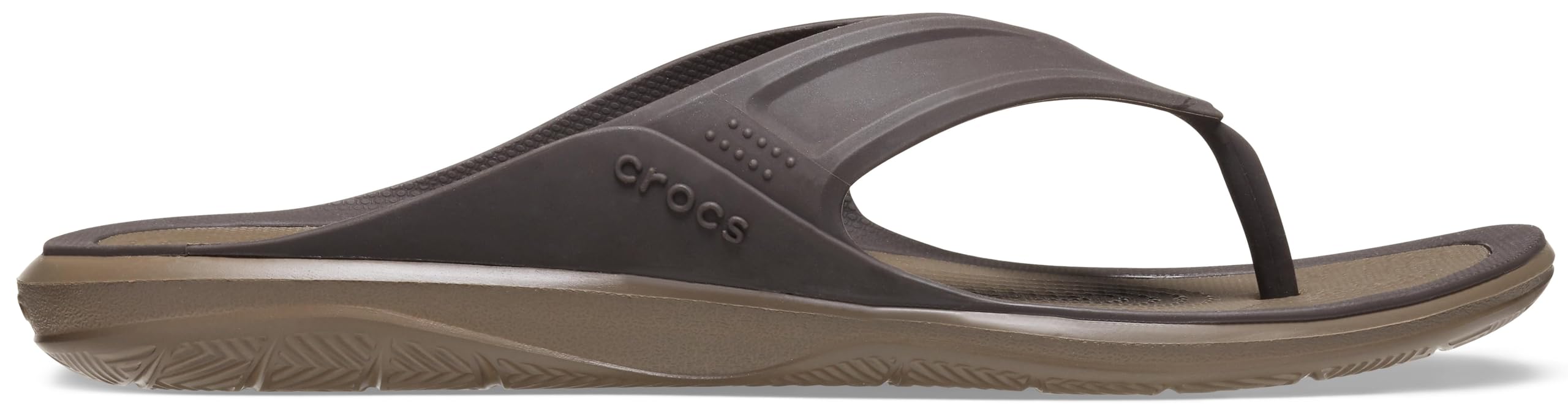 Crocs Men's Swiftwater Wave Flip Flops - Comfortable Water Sandals for Beach, Pool & Outdoor Activities | Lightweight & Quick-Drying Men's Slides