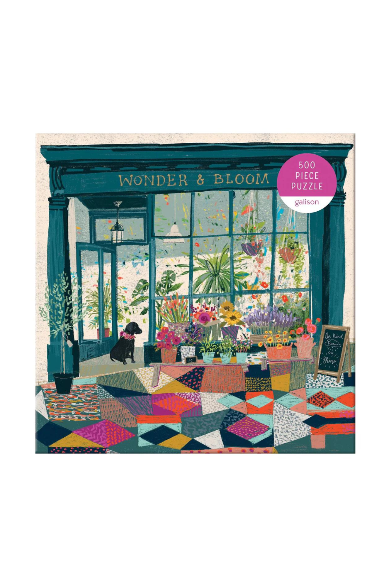 Wonder & Bloom 500-Piece Jigsaw Puzzle for Adults - Beautiful Floral Design, Challenging & Relaxing - Perfect for Family Game Night, Stress Relief & Home Decor