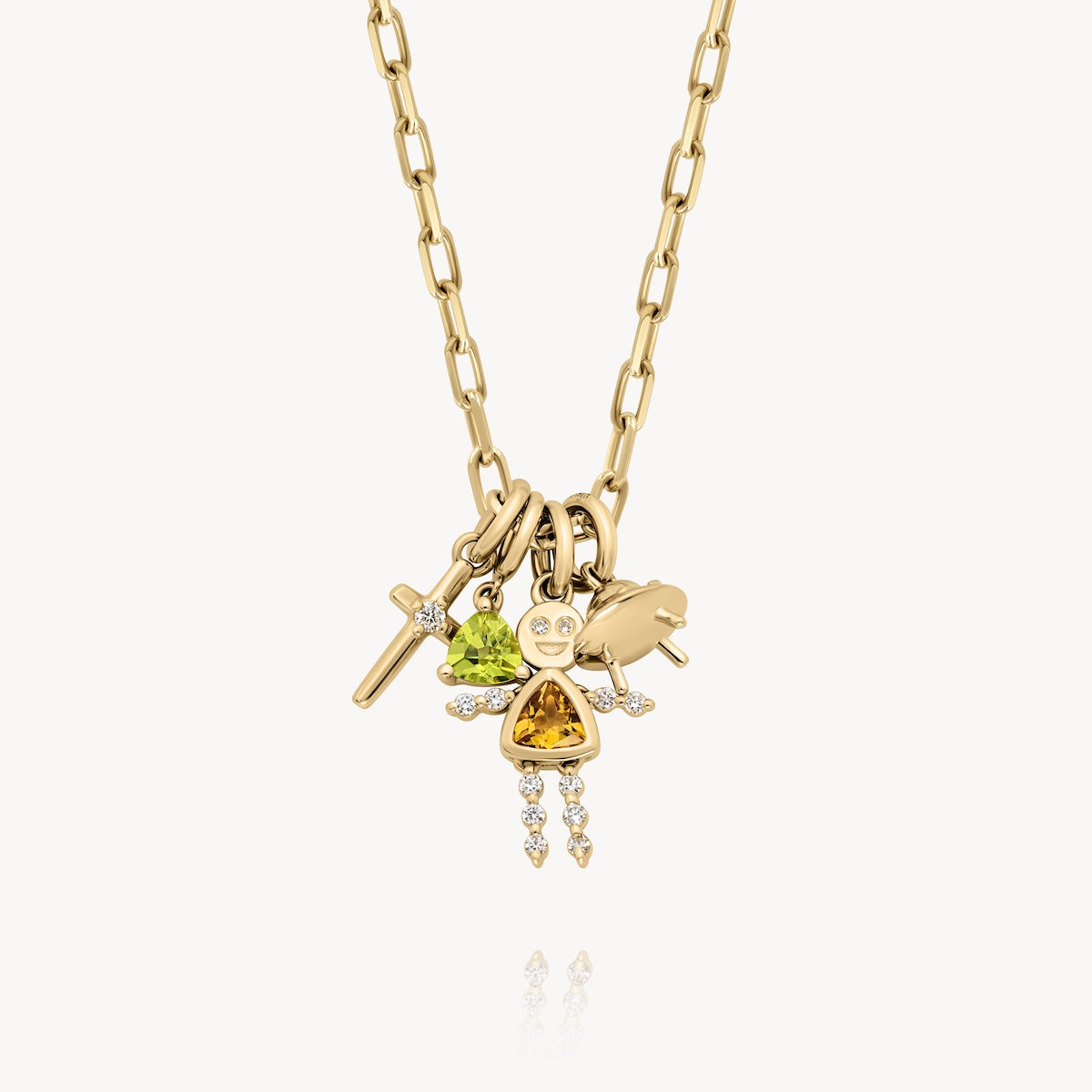 Lulu & Lox Elegant Charm Necklace for Women - Dainty Gold Pendant Jewelry Gift for Her - Perfect for Valentine's Day, Anniversary & Birthday Presents