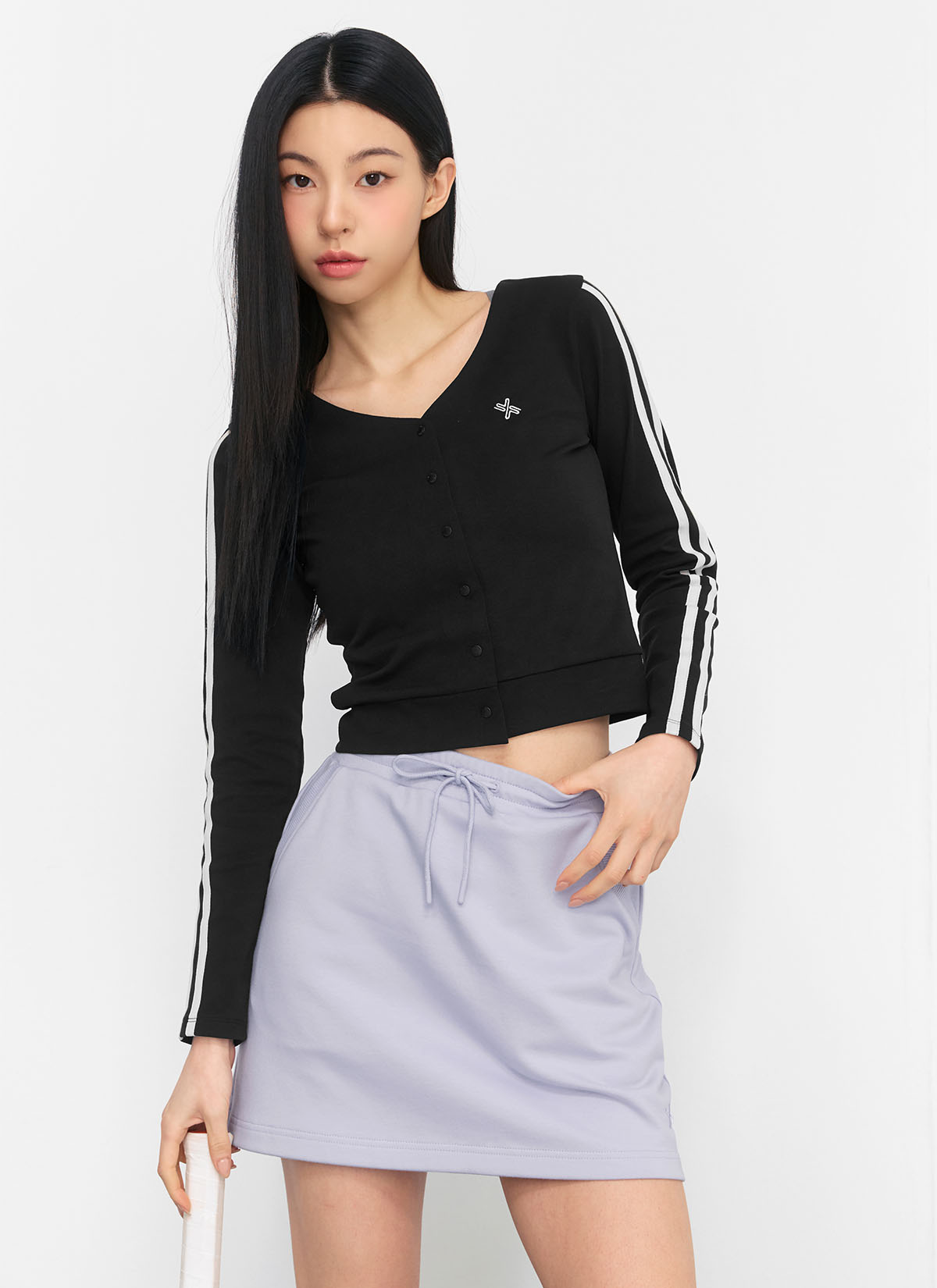 Eco Dex Color Block Crop Cardigan - Stylish Women's Knit Sweater for Casual Outfits & Layering | Perfect for Fall, Winter & Spring Fashion