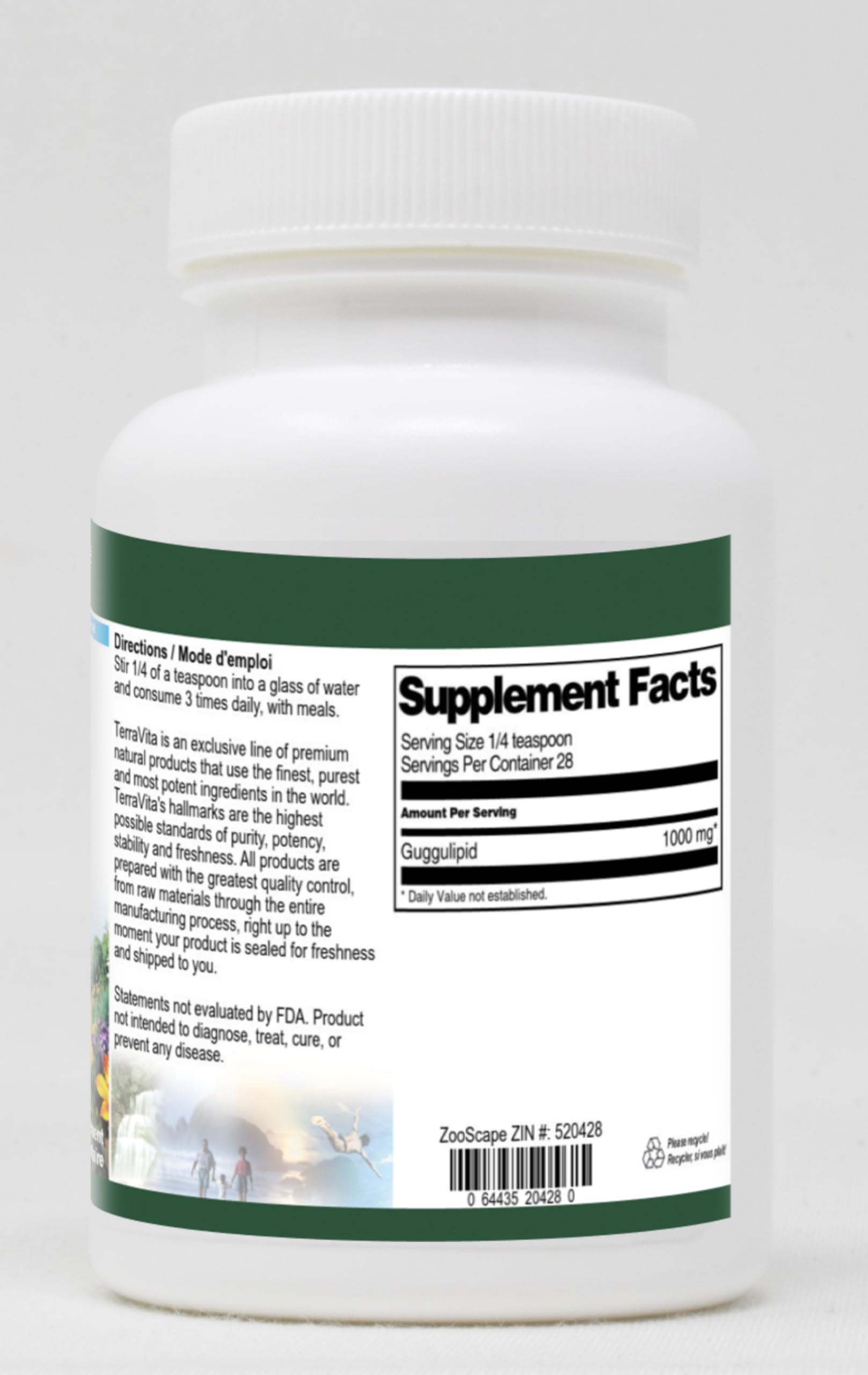 Premium Guggulipid Powder (1 oz, ZIN: 520428) - 2 Pack - Natural Ayurvedic Supplement for Cholesterol & Weight Management - Perfect for Herbal Tea, Smoothies & Wellness Routines