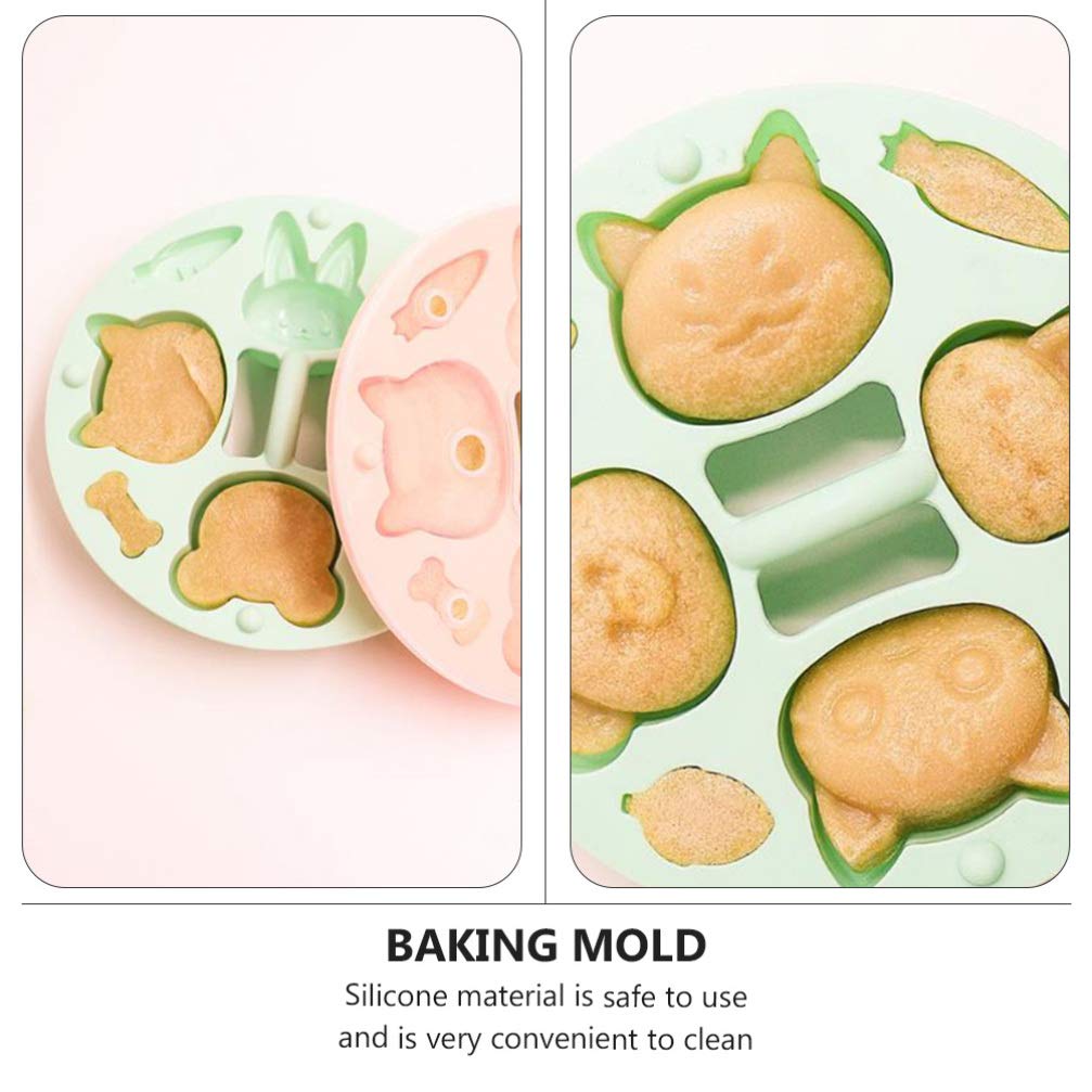 Hemoton 1Pc Silicone Cake Mold - Bunny Shape Baking Molds for Cupcakes, Gummies, Fudge & Fondant | Food-Grade Silicone Rice Cupcake & Sugar Craft DIY Decorations | Perfect for Birthday Parties, Baby Showers & Kitchen Baking