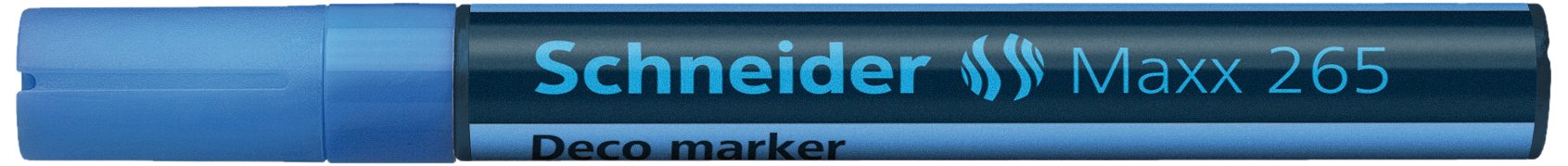 Liquid Chalk Deco Marker Maxx 265 - Light Blue Chalk Marker for Writing on Blackboards, Glass, Mirrors & Windows - Perfect for Restaurants, Cafes, Schools & DIY Projects
