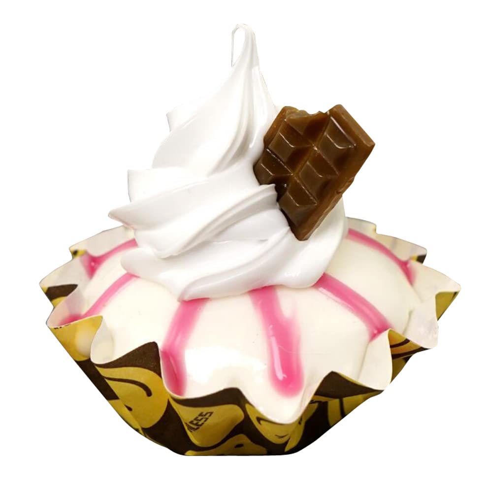Jingyun Artificial Ice Cream Model - Realistic Fake Dessert Decor for Home, Shop Display & Staging - Purple | Perfect for Party Decorations, Bakery Displays & Photography Props