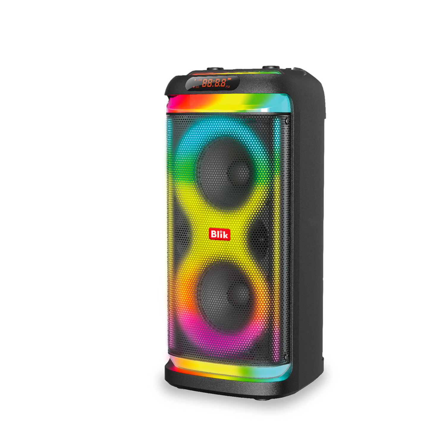 Blik Lightmax6 Portable Bluetooth Speaker with Karaoke Function - Perfect for Parties, Outdoor Gatherings & Home Entertainment