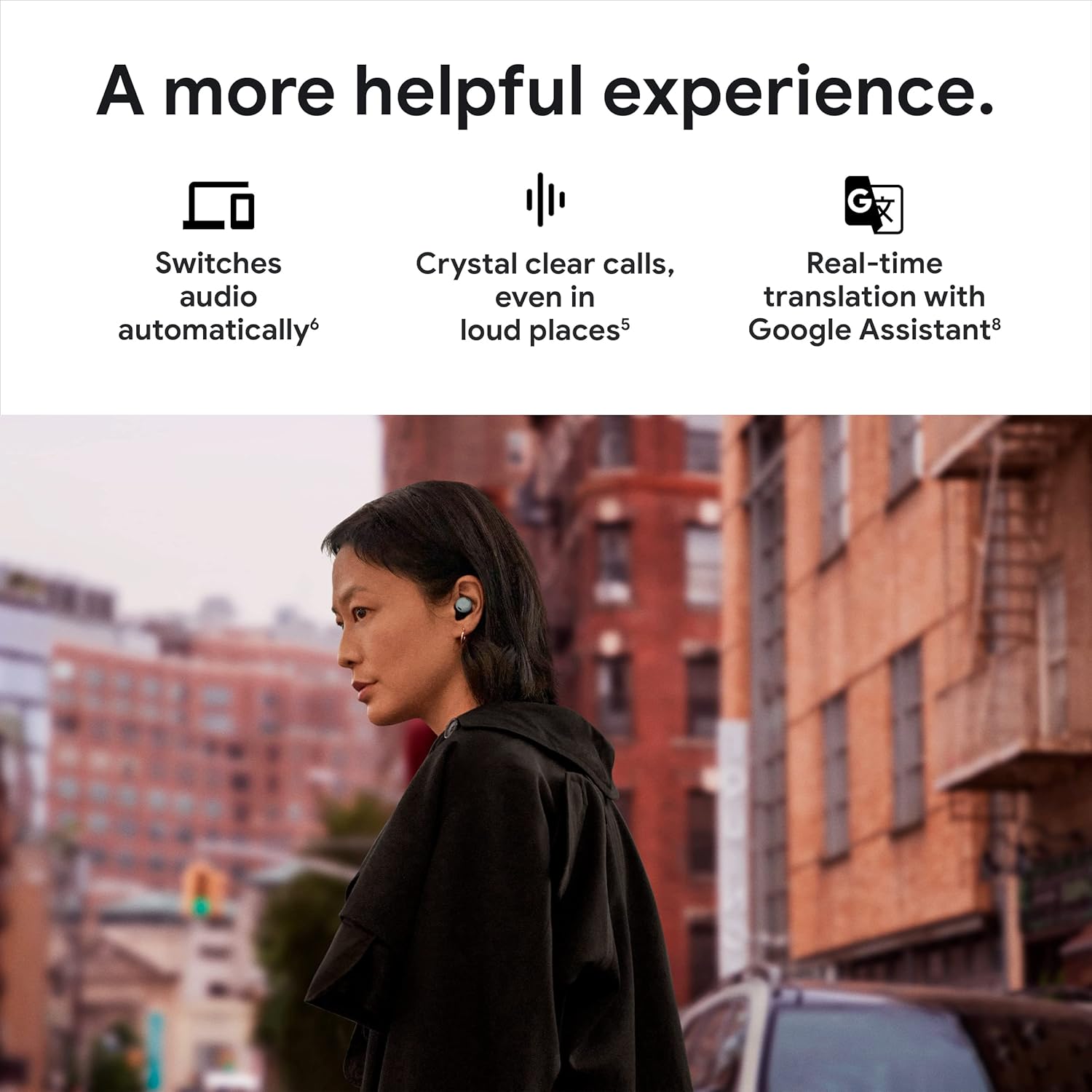Google Pixel Buds Pro Wireless Earbuds with Active Noise Cancellation, Bluetooth 5.0, Sweat & Water Resistant - Fog (Perfect for Workouts, Commuting & Travel)