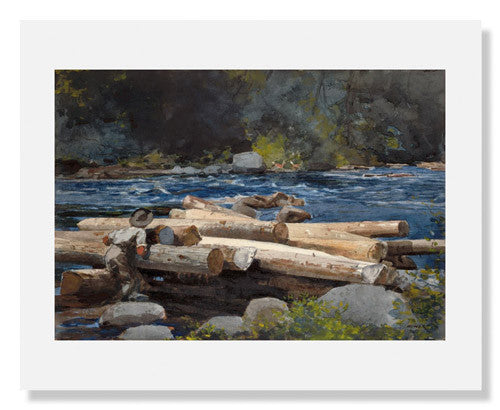 Winslow Homer Hudson River Art Prints - Vintage American Landscape Paintings for Home & Office Decor | Perfect for Living Rooms, Bedrooms & Gifts