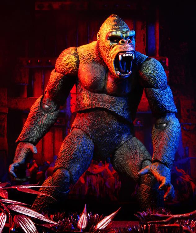 NECA King Kong Illustrated Version Action Figure - Collectible Movie Monster Toy for Display & Gifts - Perfect for Fans, Collectors & Home Decor