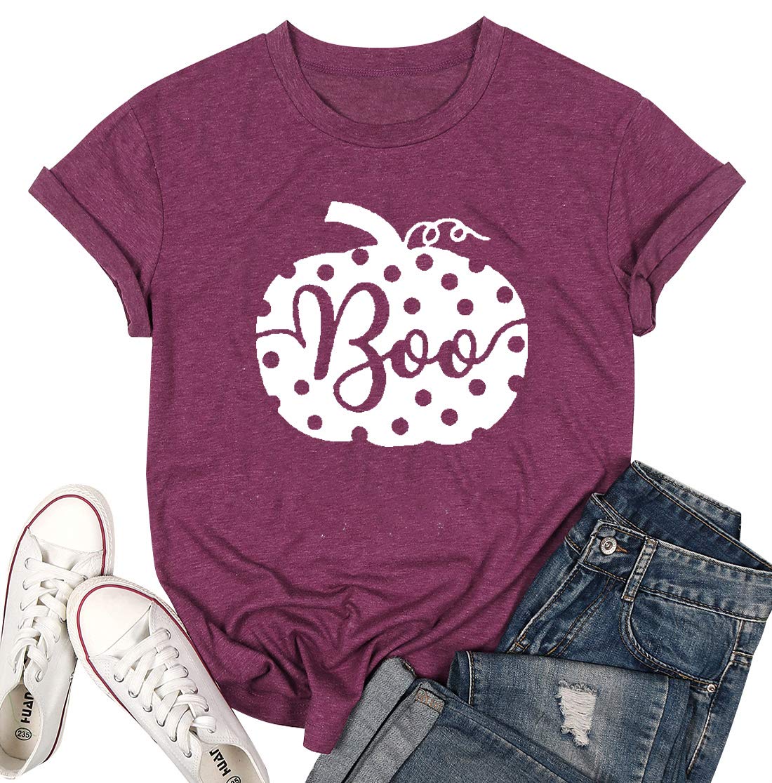 Women's Hocus Pocus Halloween T-Shirt - Sanderson Sisters Movie Costume Tee | Cute Halloween Outfit for Parties, Cosplay & Witchy Vibes