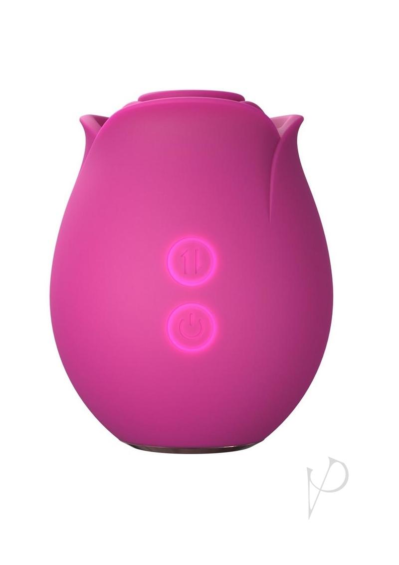 Original Blush Rose Rechargeable Silicone Air Pulse Clitoral Vibrator - Fuchsia Pink | Powerful Clit Stimulator for Women | Perfect for Solo Play & Couples Intimacy