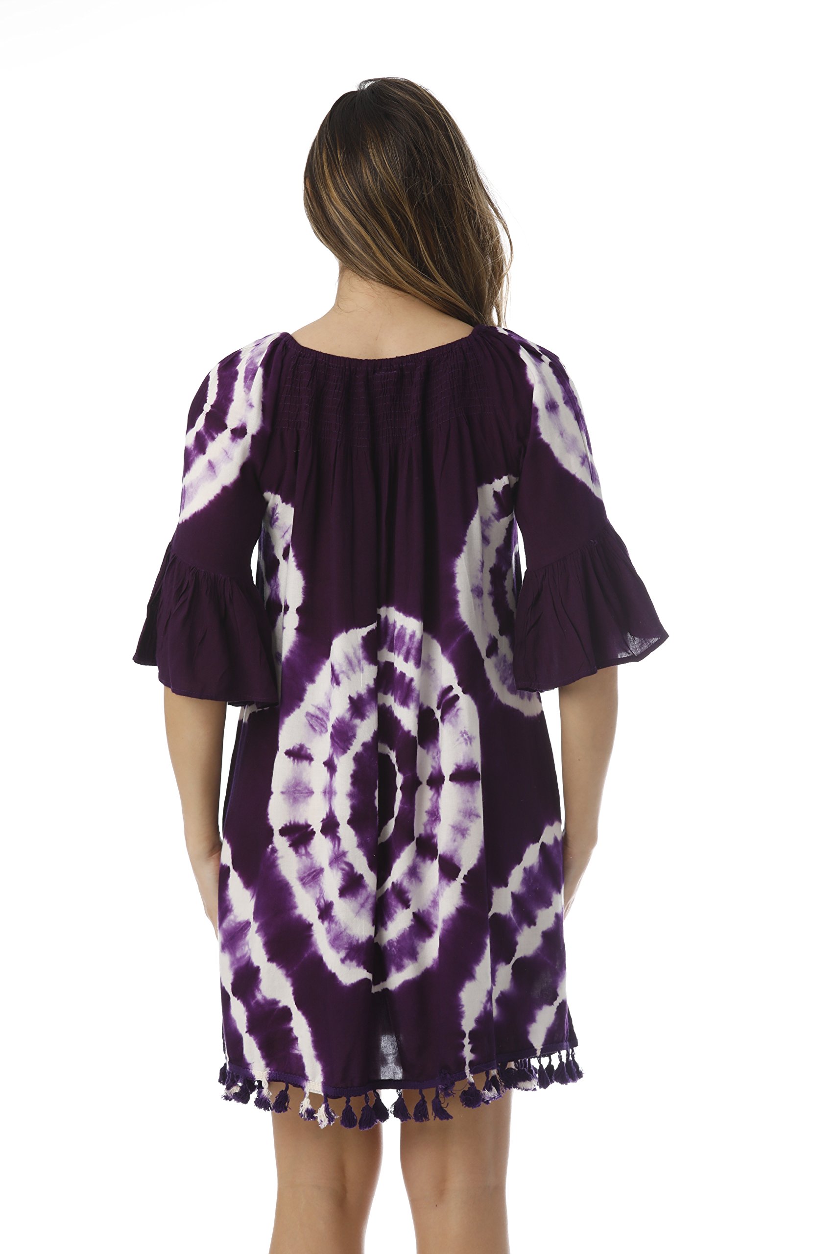 Riviera Sun Tassel Fringe Convertible Tunic Top - Stylish Swim Cover Up for Women | Beachwear, Poolside Outfit & Summer Vacation Essential
