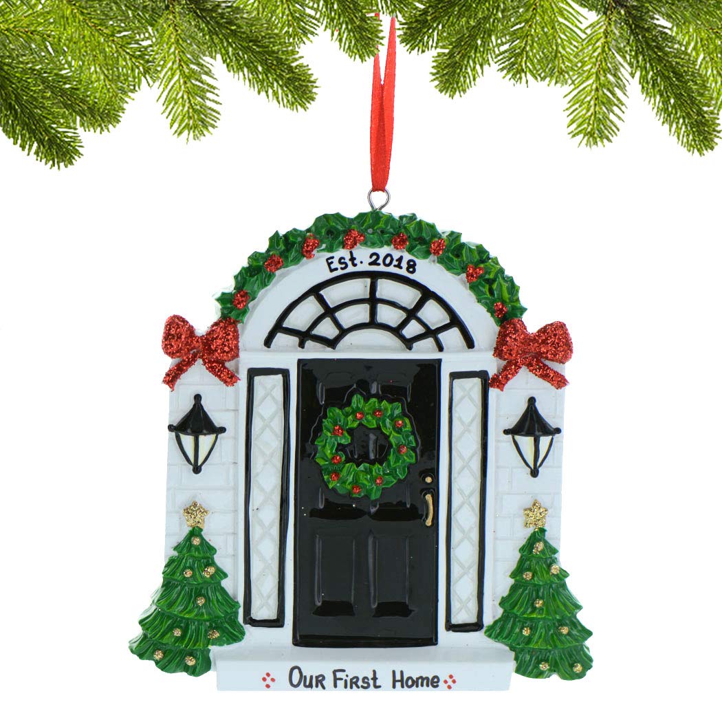 Custom New Home Ornament - Personalized Housewarming Gift for New Homeowners - Engraved First Home Christmas Tree Decoration - Perfect for Holiday Decor & New Home Celebration Gifts