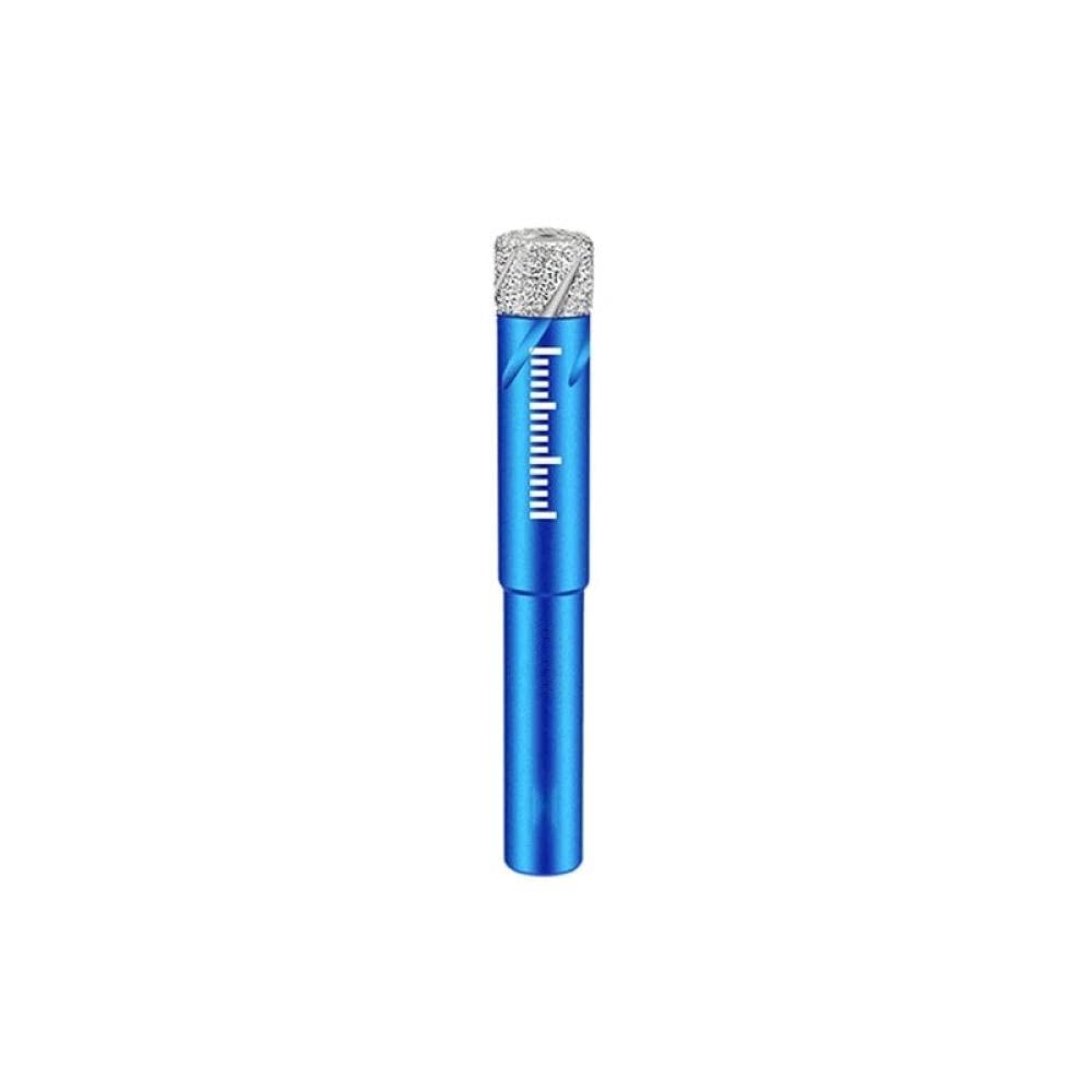 Durable Diamond Coated Core Drill Bit - 12mm for Dry Drilling Glass, Marble, Granite, Quartz, Porcelain & Ceramics | Perfect for DIY Projects, Home Renovations & Professional Tile Work