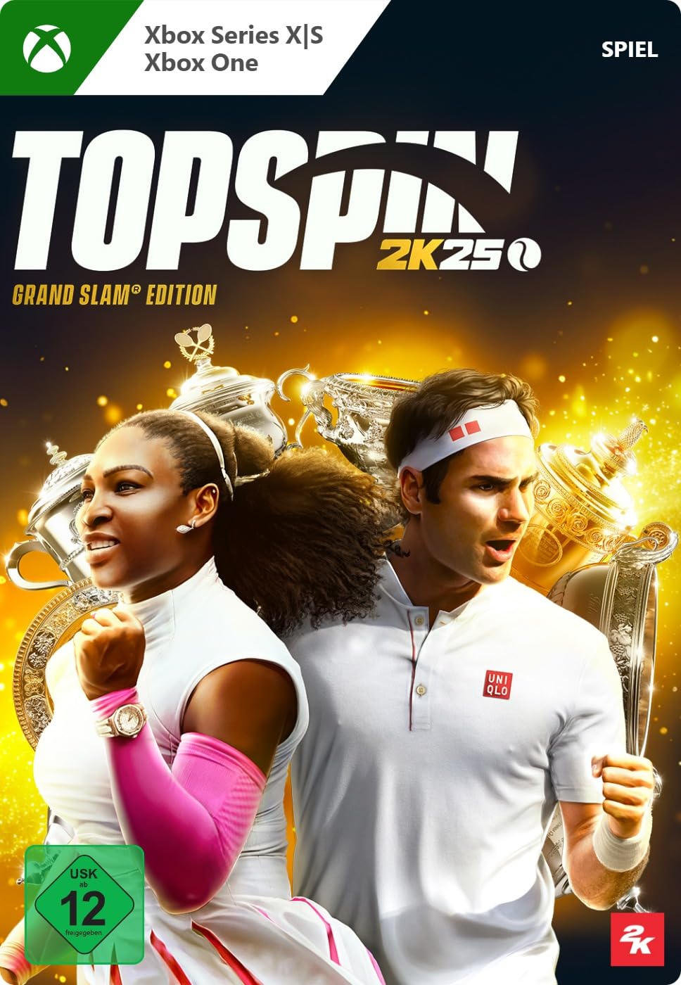 TopSpin 2K25: Grand Slam Edition - Xbox One & Series X|S Digital Download Code | Realistic Tennis Simulation Game for Competitive Play & Sports Enthusiasts