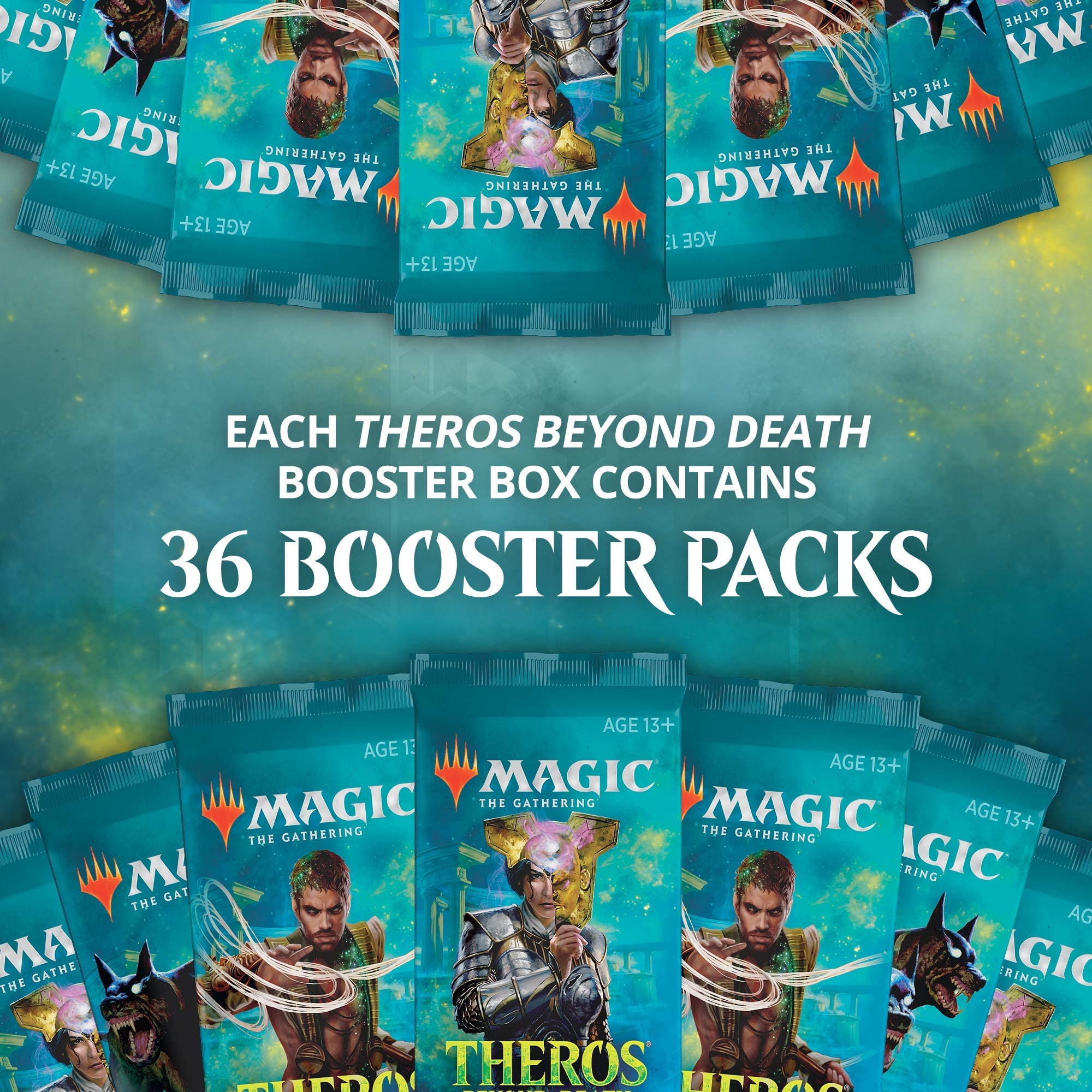 Magic: The Gathering Theros Beyond Death Booster Box - 36 Packs (540 Cards) | Factory Sealed MTG Cards for Collectors & Players | Perfect for Draft Tournaments & Deck Building