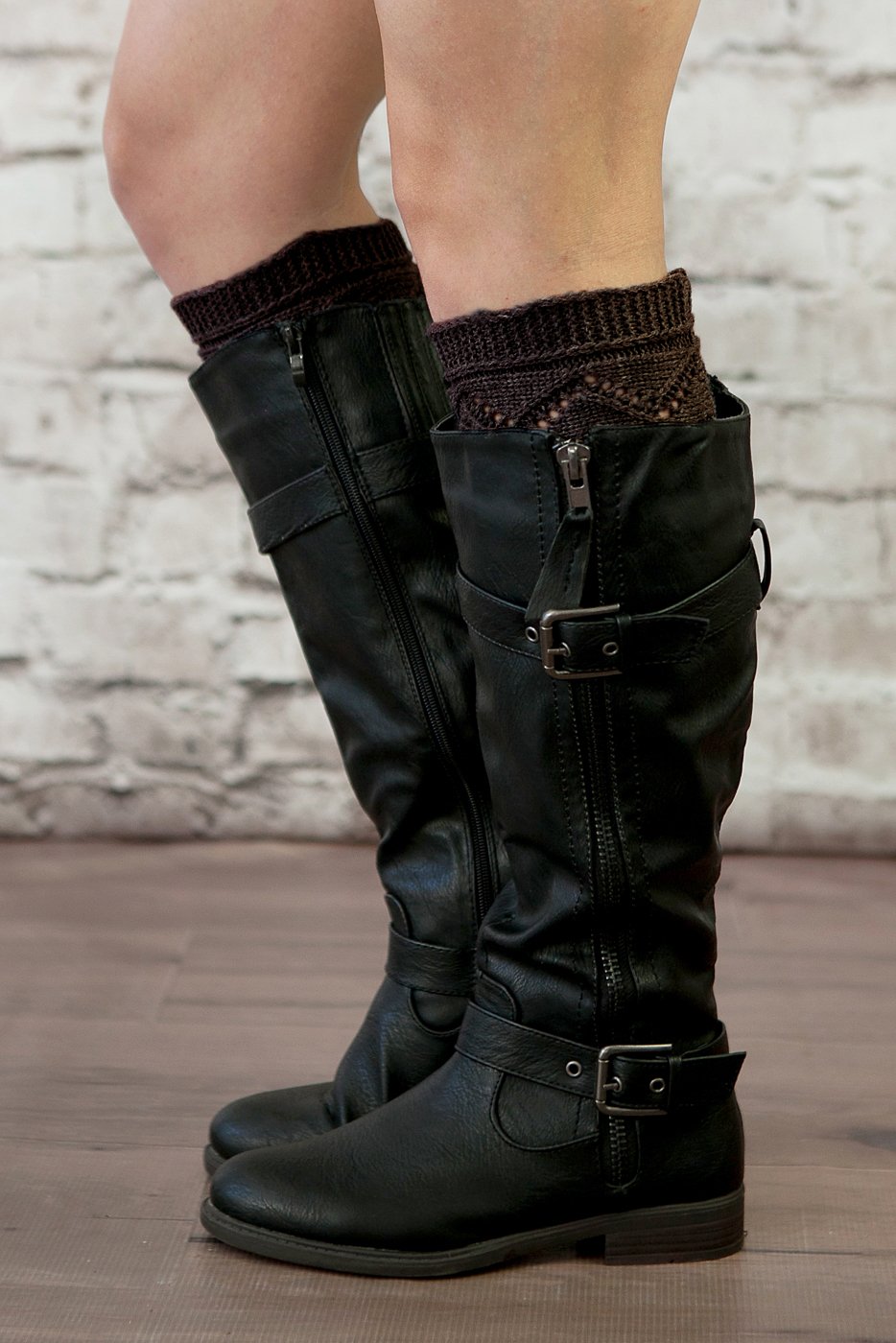 The Original Button Boot Socks with Lace Trim - Boutique Style Socks for Women, Perfect for Casual Outfits, Workwear, and Special Occasions