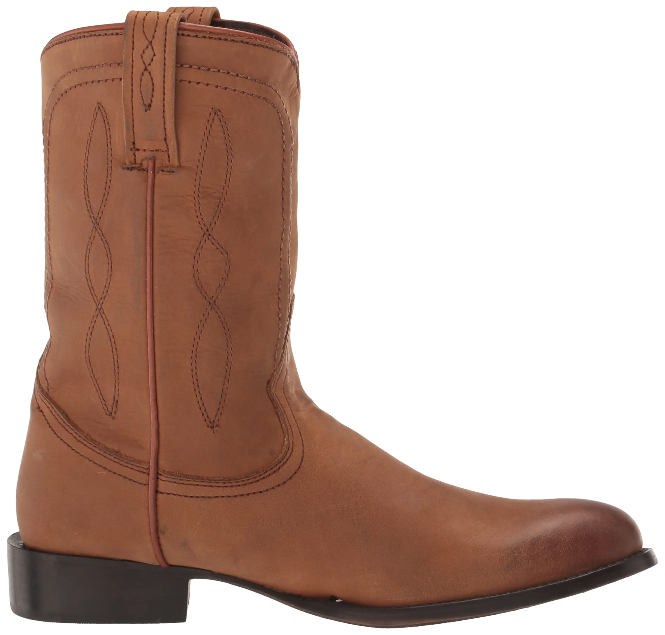 Men's Hondo Western Boots - Genuine Leather Cowboy Boots for Men - Comfortable & Durable Riding Boots - Perfect for Rodeo, Country Music Festivals & Western Fashion
