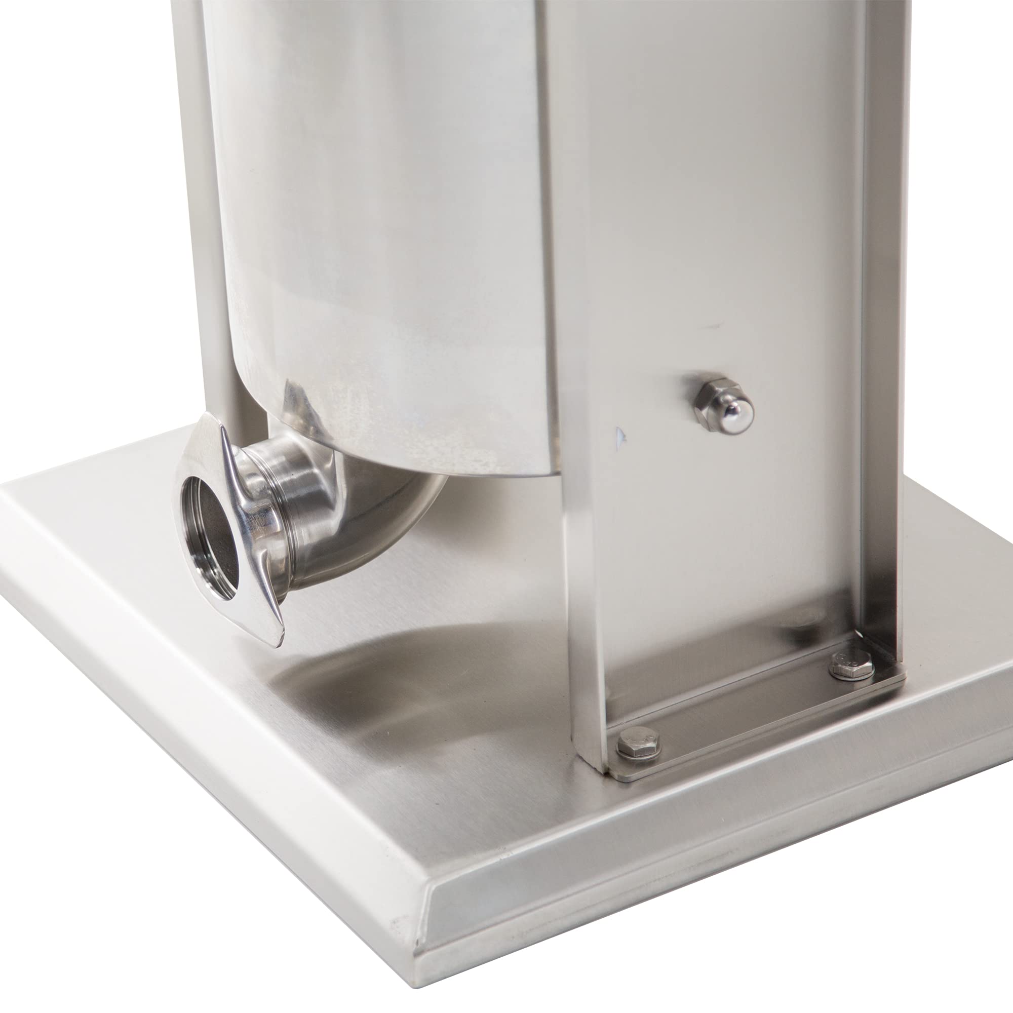 Commercial Electric Sausage Stuffer 12L/25LB Stainless Steel Vertical Sausage Maker with 4 S/S Tubes - Variable Speed Control for Home Butchering & Charcuterie - Perfect for Sausage Making, Meat Grinding & Food Processing (SEV12)