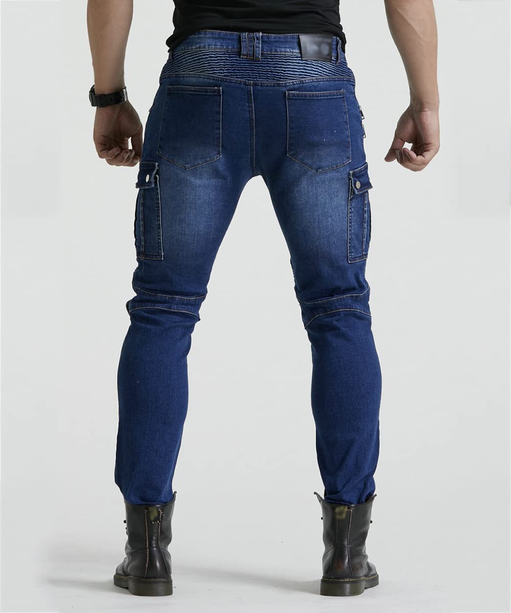 **Men's Motorcycle Pants – Stretch Motocross Racing Trousers for Comfort & Safety – Ideal for Off-Road Biking, Commuting & Adventure Riding**