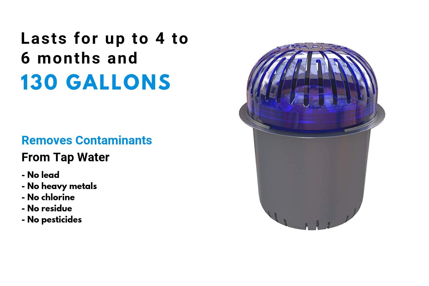 OEM Replacement Carbon Water Filter Cartridge with Ion Exchange Resin - Premium Filtration for Refrigerators, Under Sink & Countertop Systems - Clean & Safe Drinking Water Solution