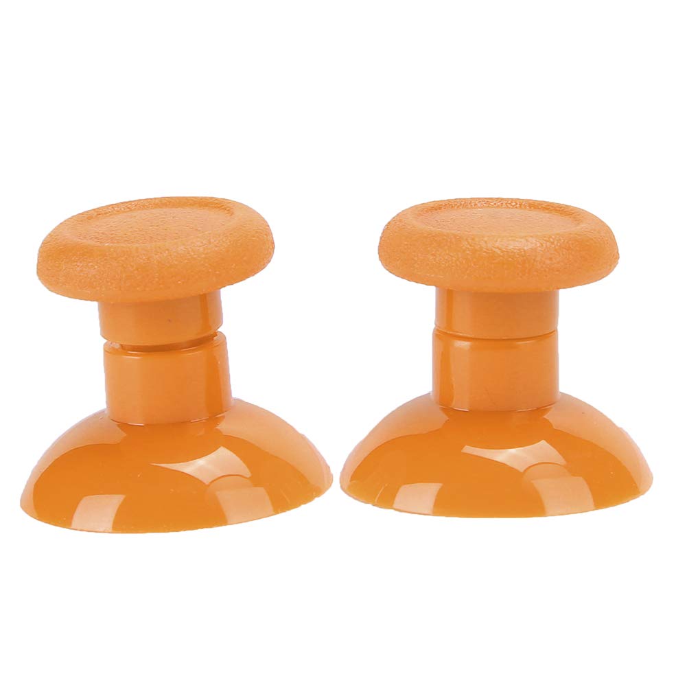 Premium PC & TPU Joystick Caps for PS4/Xbox One - Durable, Safe & Easy to Replace (Orange) - Perfect for Gaming Enthusiasts & Home Entertainment Systems