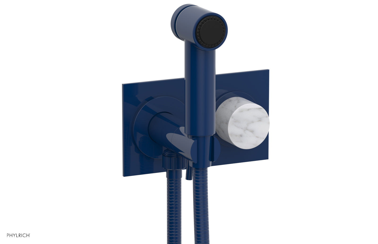 Premium Wall Mounted Bidet with Marble Handle - BASIC II Model 230 67 - Perfect for Modern Bathrooms & Luxury Home Upgrades