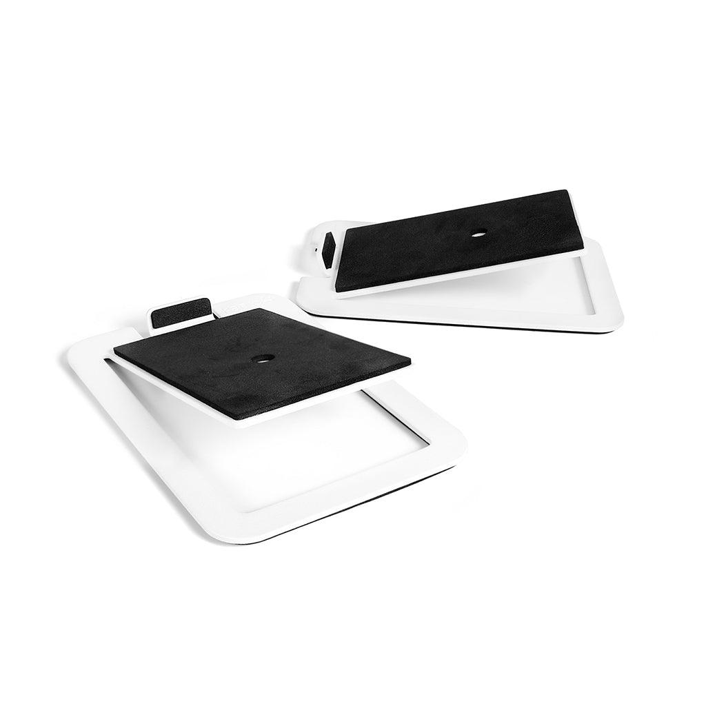 Kanto S4 Premium Desktop Speaker Stands for Bookshelf & Studio Monitors - Perfect for Home Office, Gaming & Music Production