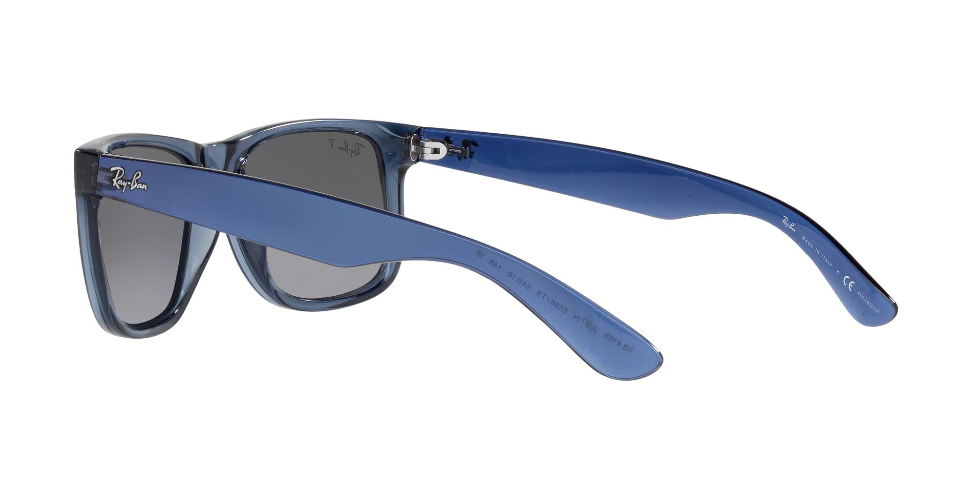 Ray-Ban RB4165 Justin Rectangular Sunglasses - Classic Polarized UV Protection for Men & Women | Perfect for Driving, Beach & Outdoor Activities